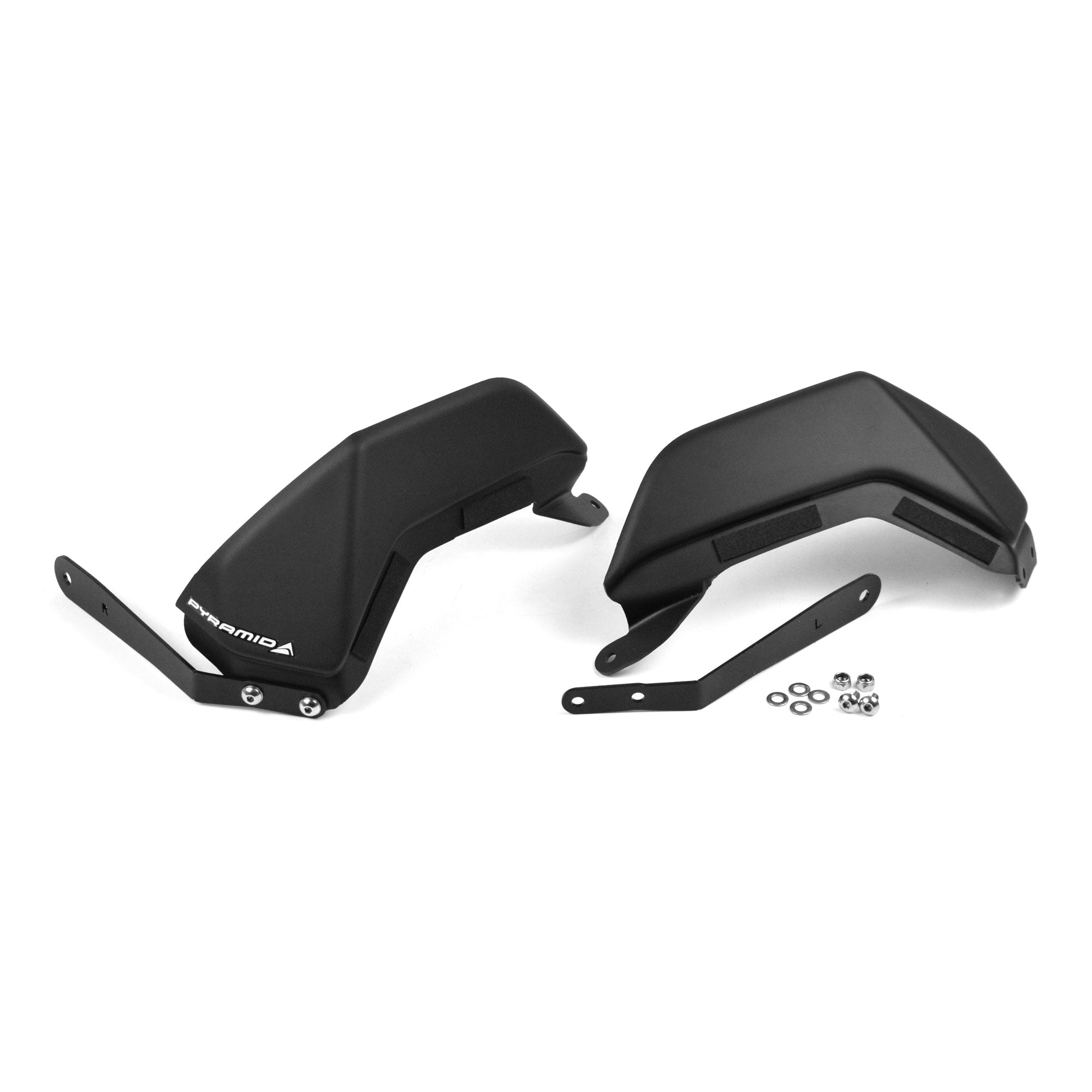 Pyramid Handguard Extensions | Matte Black | Triumph Tiger 1200 GT 2022>Current - Shop name