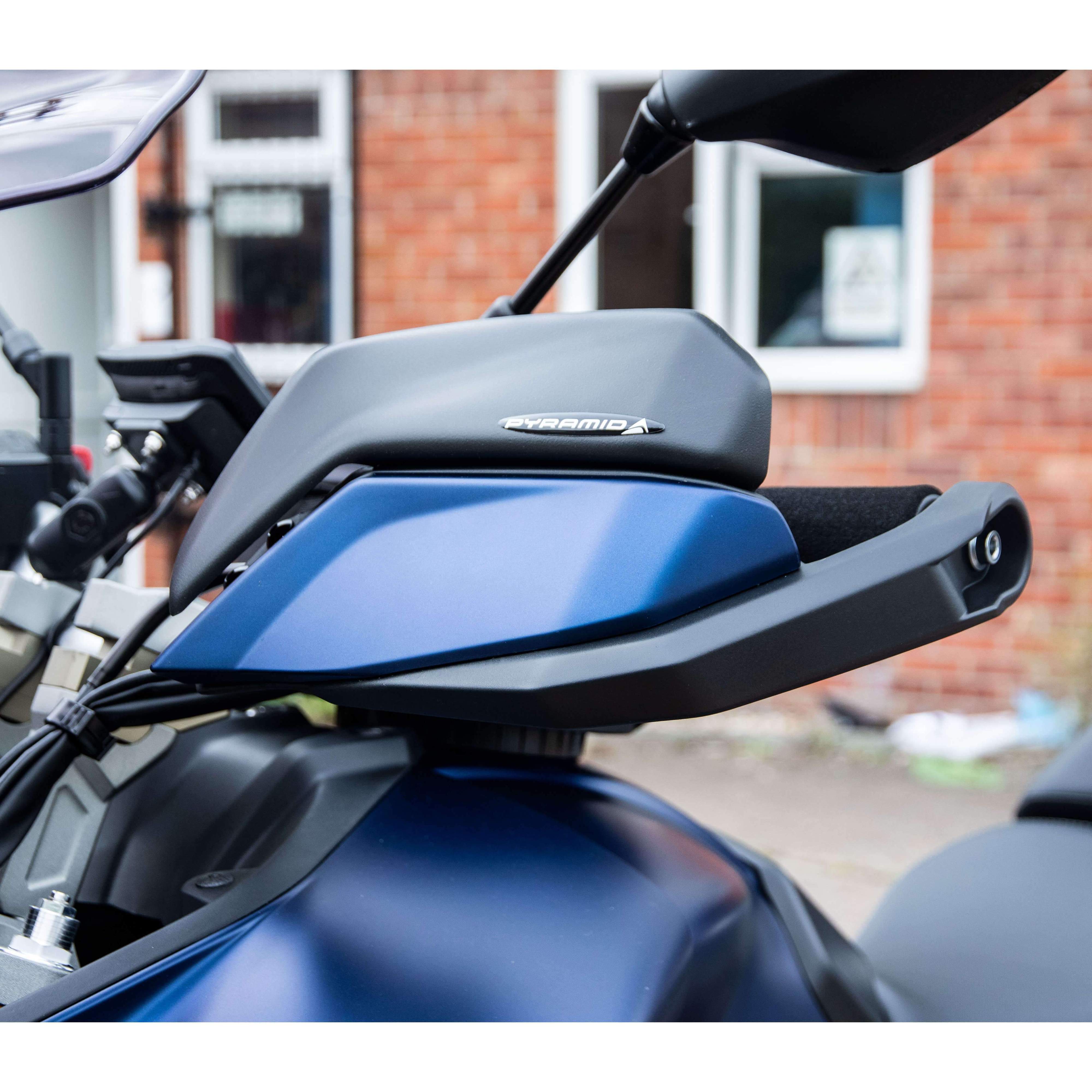 Pyramid Handguard Extensions | Matte Black | Yamaha Tracer 900 2018>2020 - Shop name