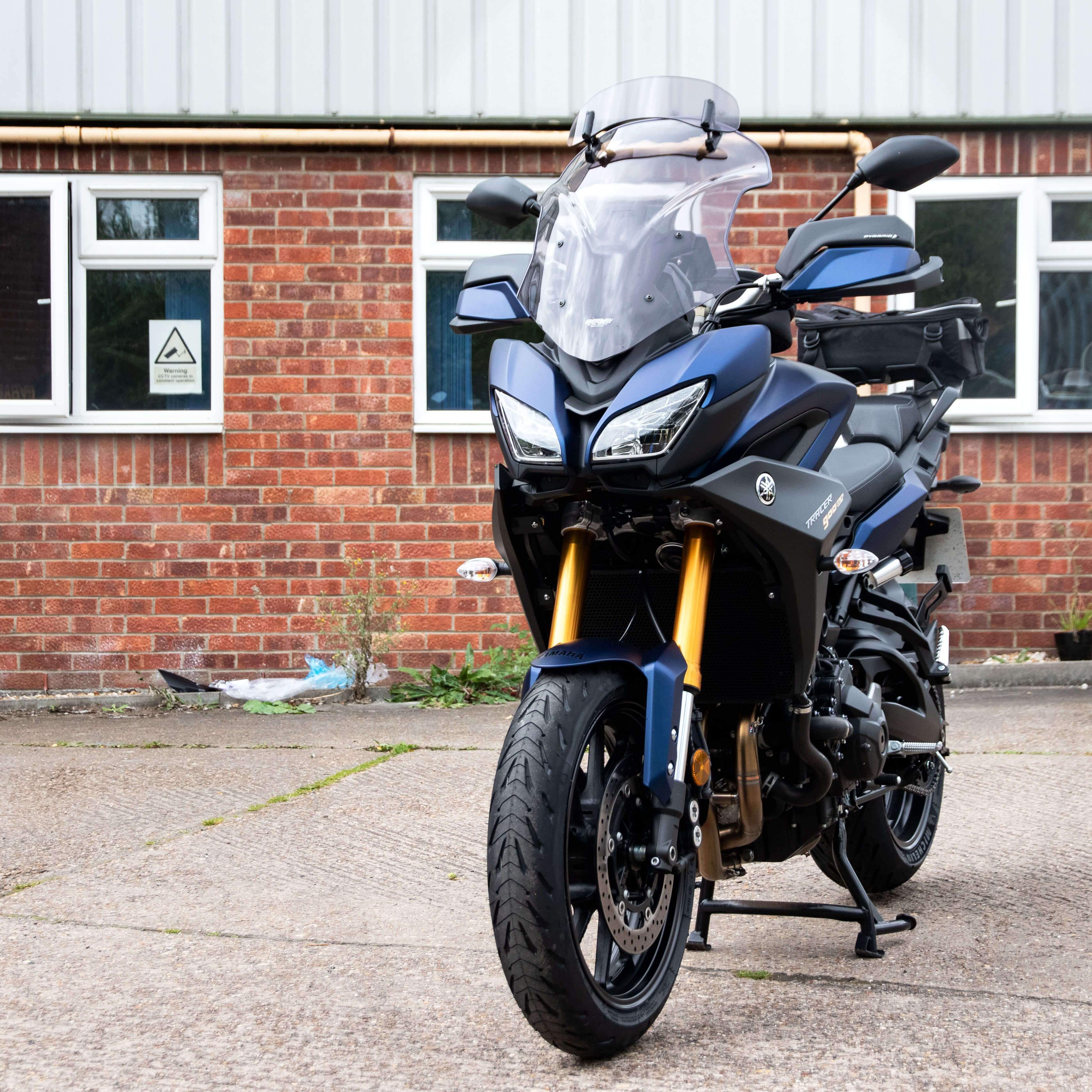Pyramid Handguard Extensions | Matte Black | Yamaha Tracer 900 GT 2018>2020 - Shop name