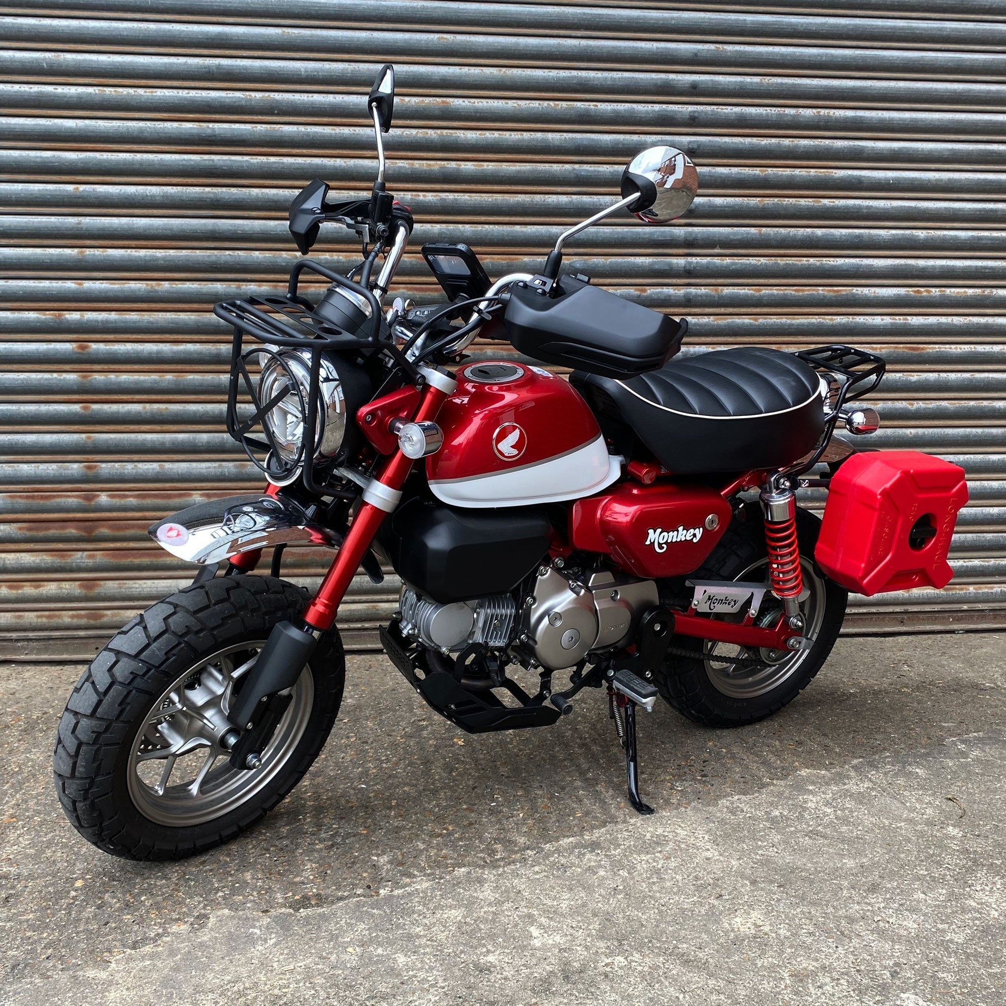 Pyramid Handguards | Matte Black | Honda Monkey 125 2018>Current - Shop name