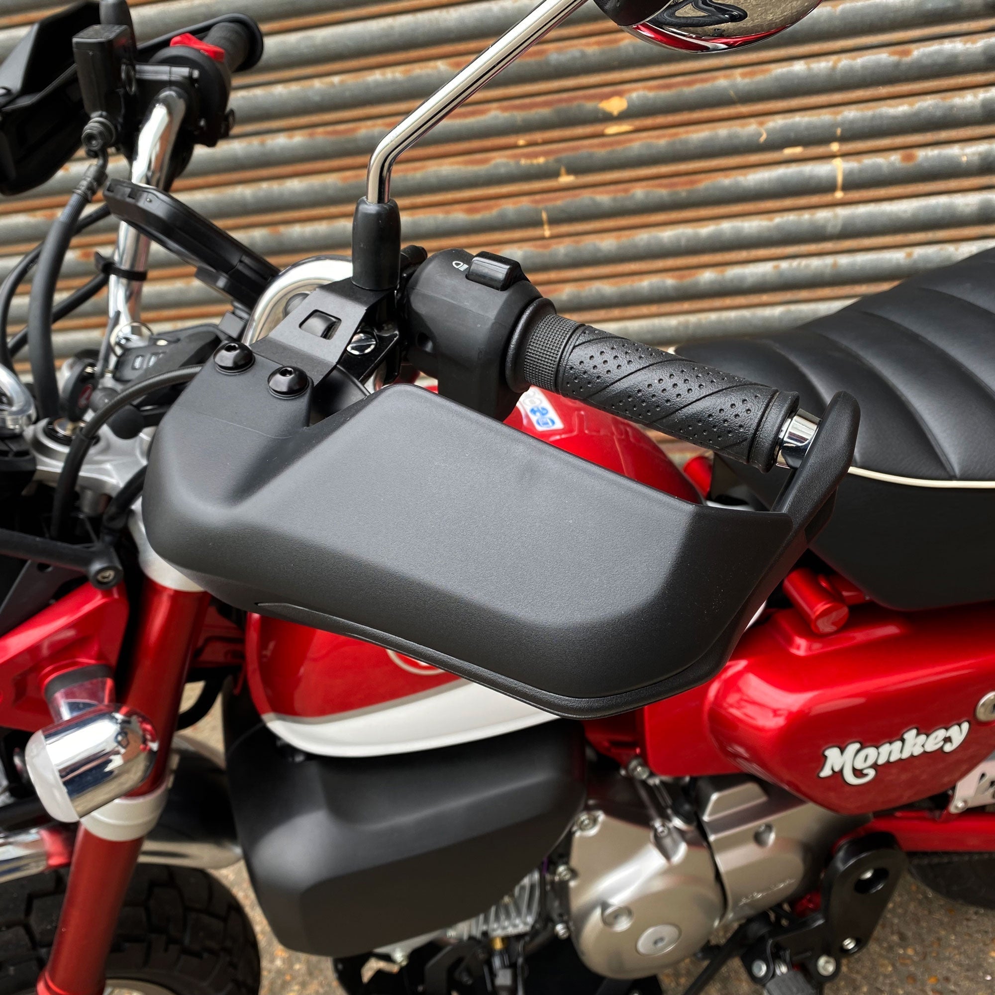 Pyramid Handguards | Matte Black | Honda Monkey 125 2018>Current - Shop name