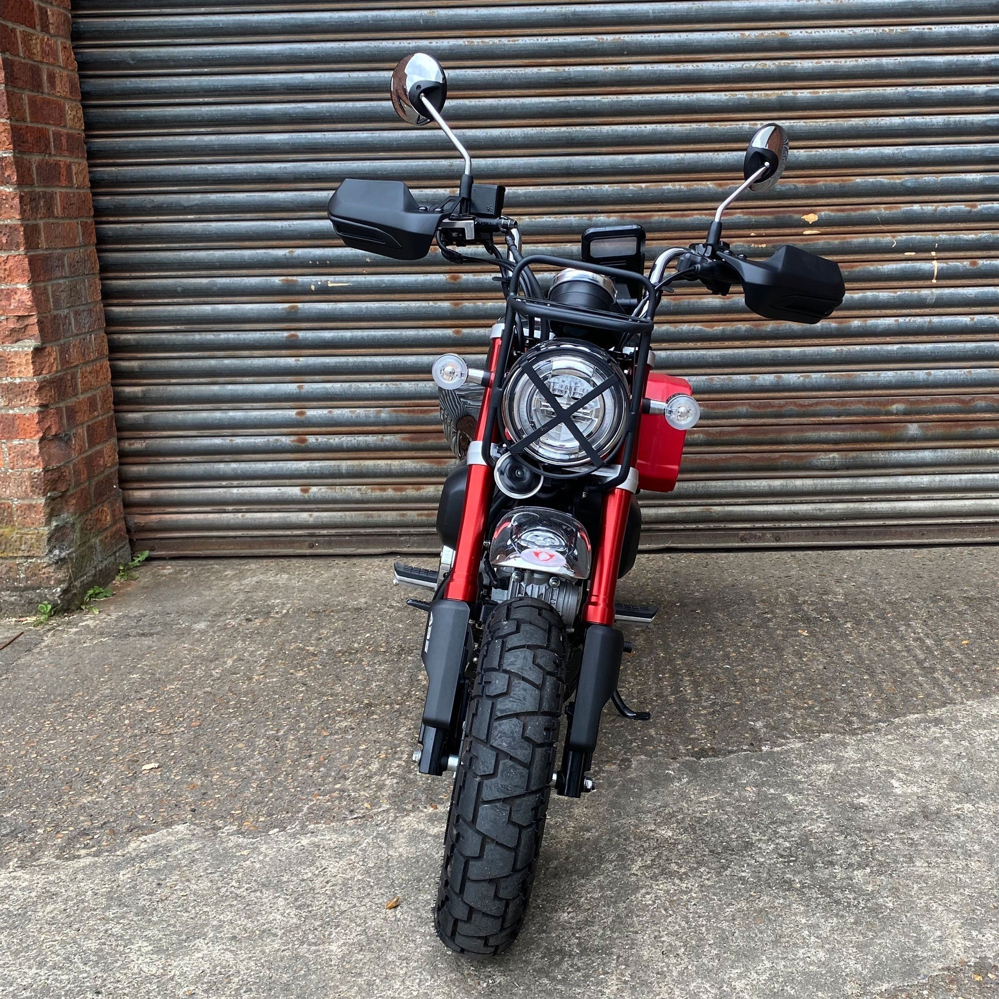 Pyramid Handguards | Matte Black | Honda Monkey 125 2018>Current - Shop name