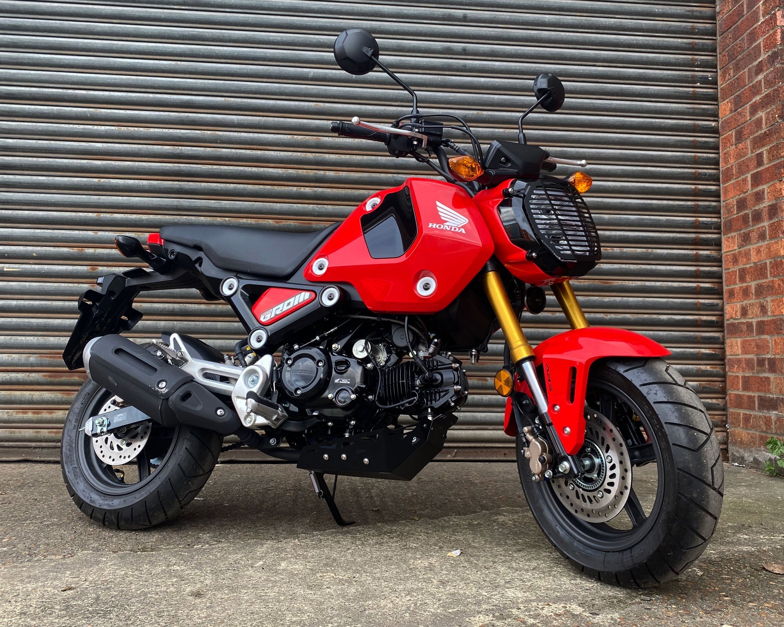 Pyramid Headlight Guard | Matte Black | Honda MSX 125 2021>2024 - Shop name