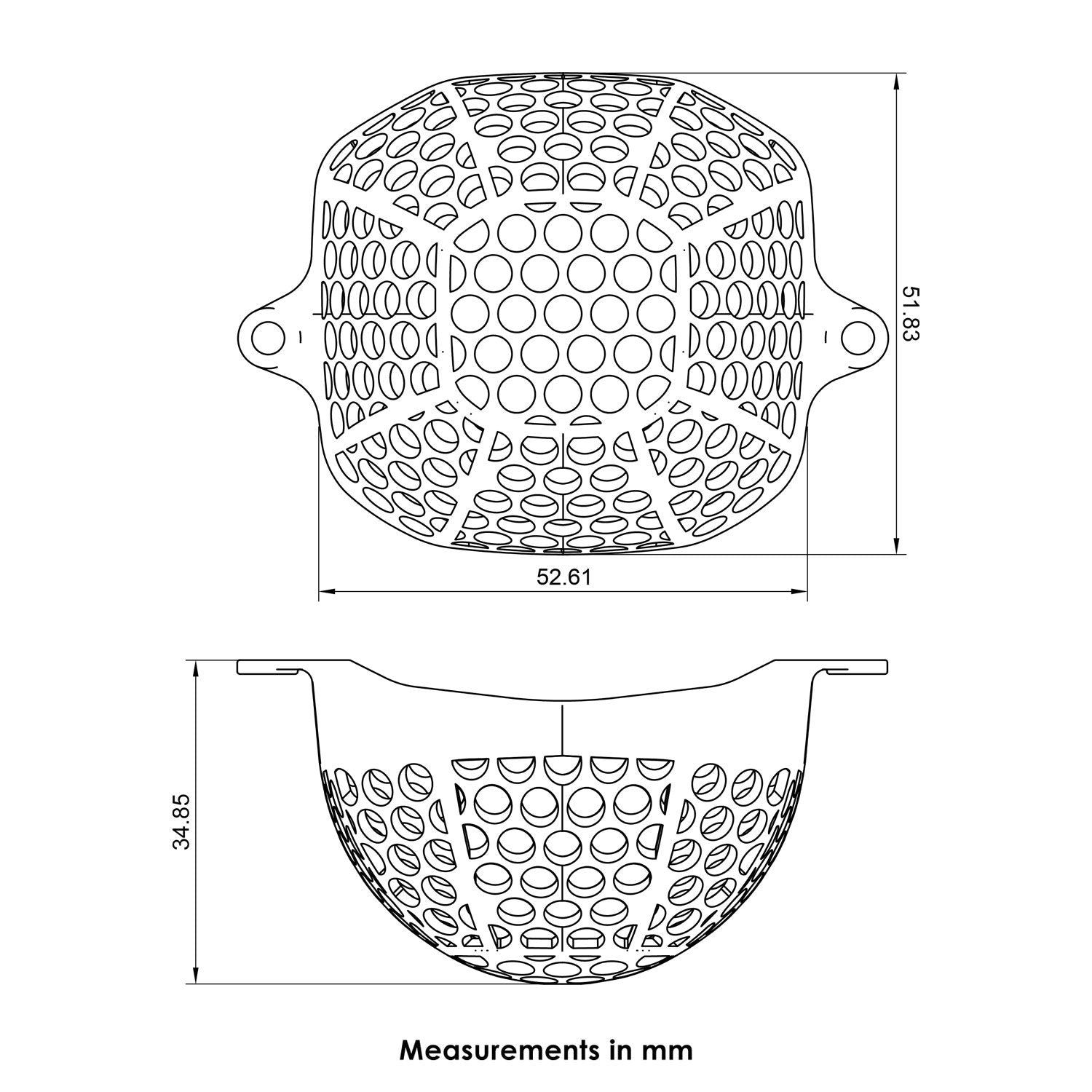 Pyramid Headlight Guard | Matte Black | Yamaha MT-07 2021>2024 - Shop name