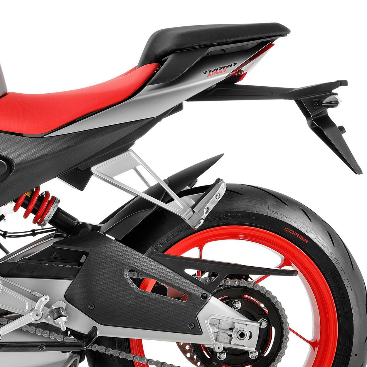 Pyramid Hugger Extension | Matte Black | Aprilia RS 660 2021>Current - Pyramid Motorcycle Accessories