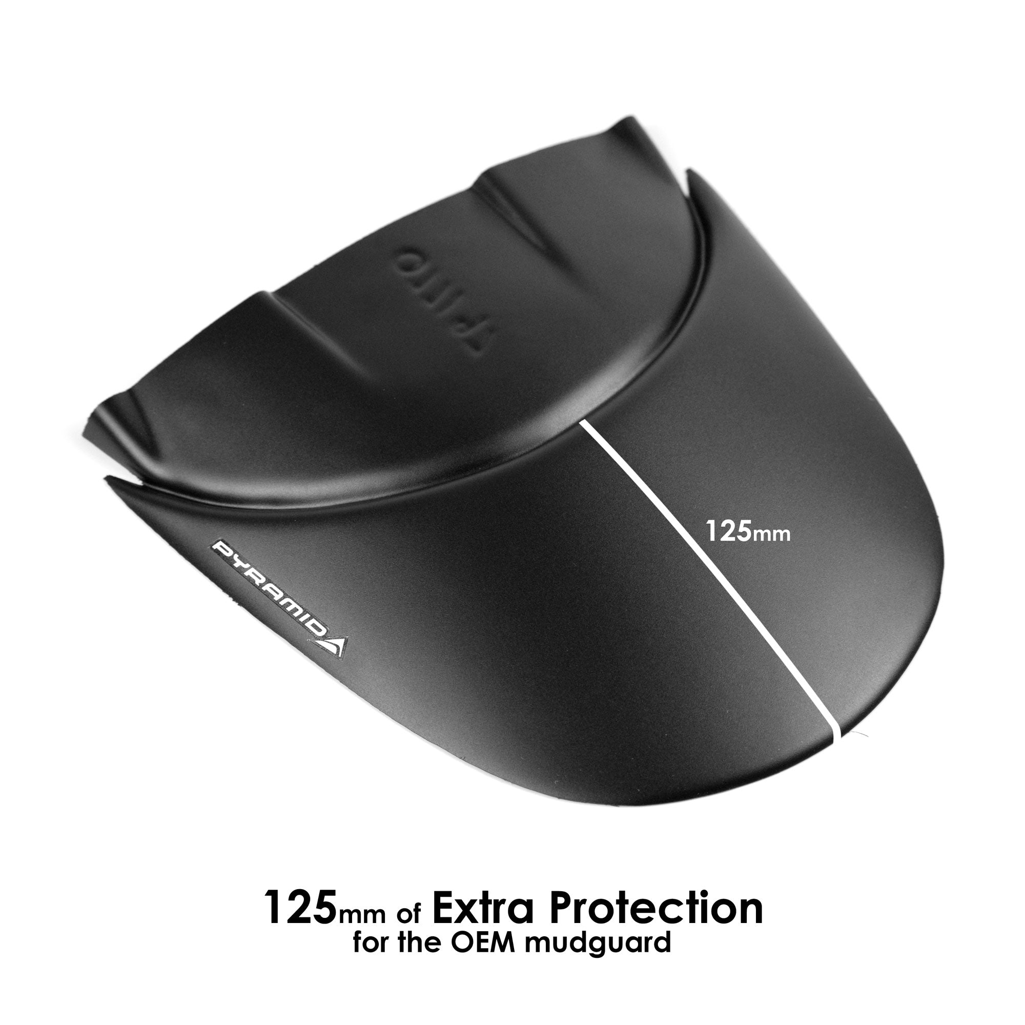 Pyramid Hugger Extension | Matte Black | Aprilia RS 660 2021>Current - Pyramid Motorcycle Accessories