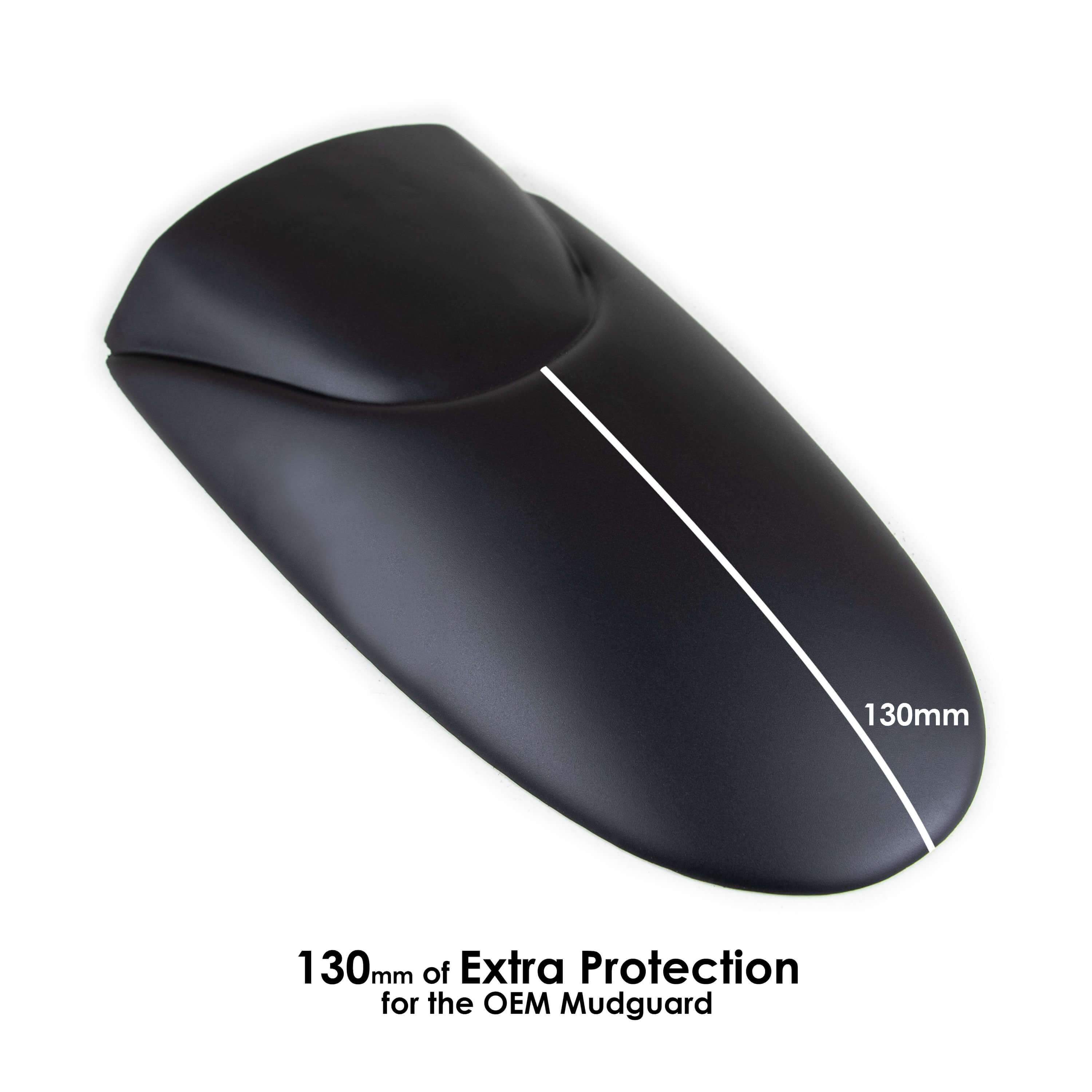 Pyramid Hugger Extension | Matte Black | Ducati Monster 821 2014>2020 - Shop name