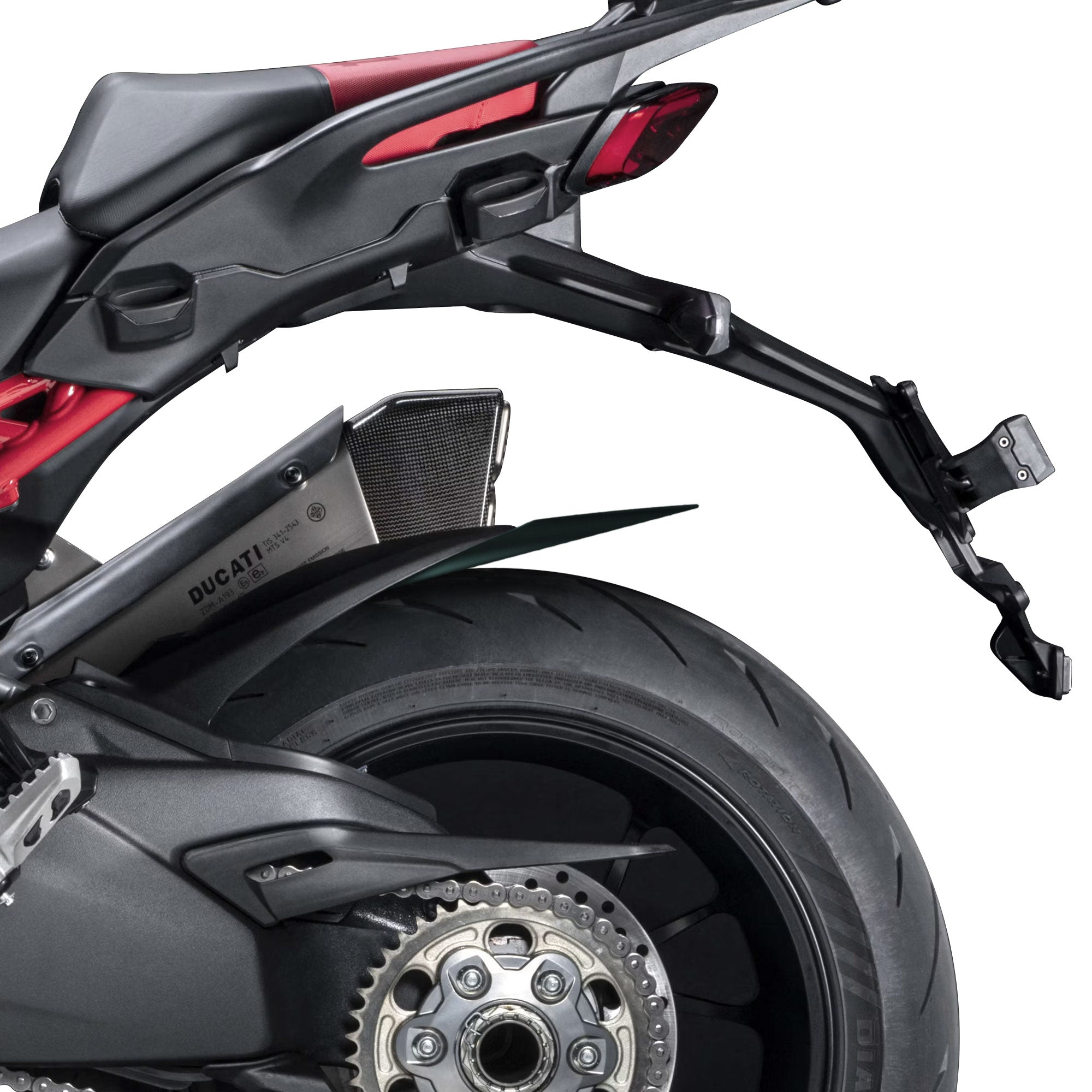 Pyramid Hugger Extension | Matte Black | Ducati Multistrada V4 Pikes Peak 2021>Current - Shop name