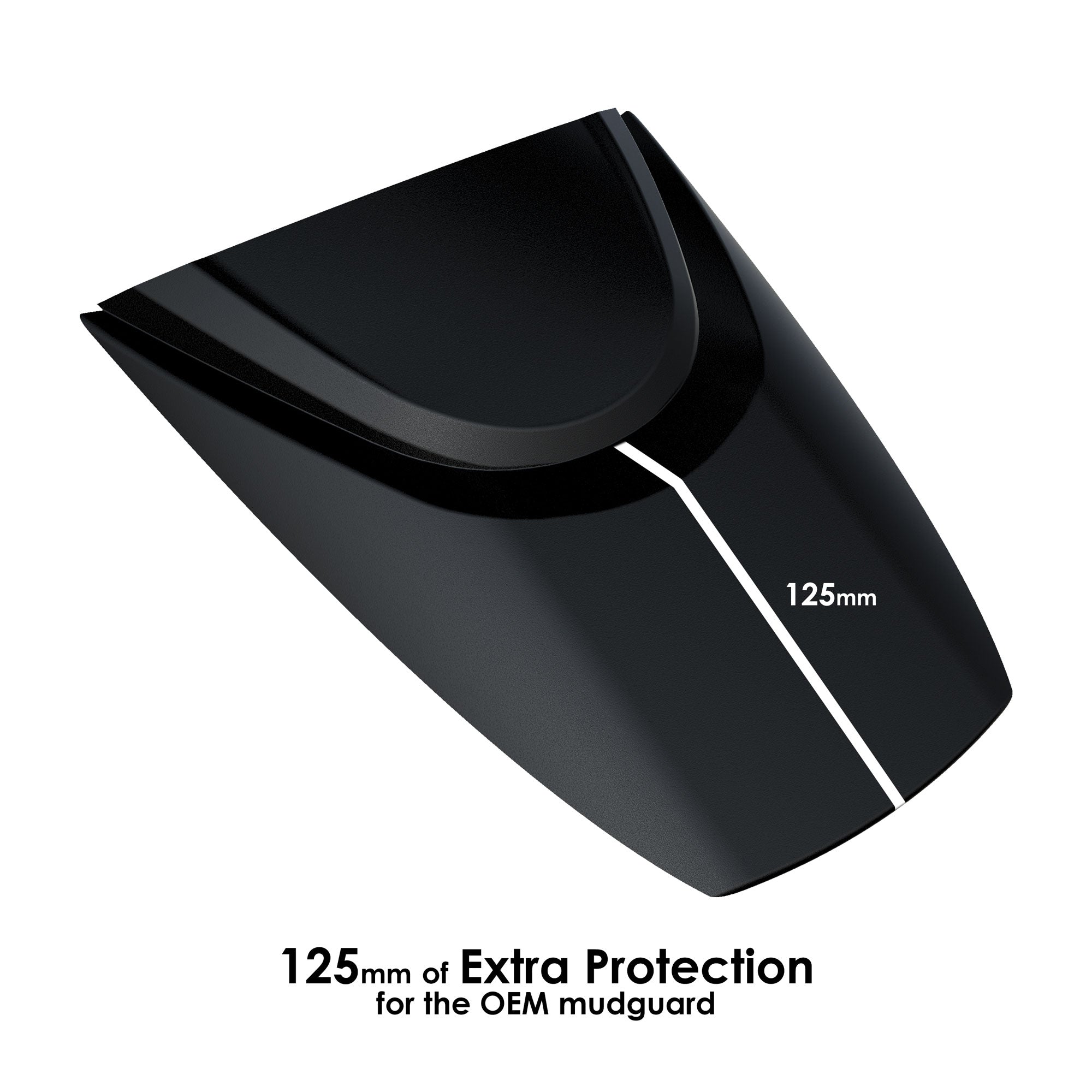 Pyramid Hugger Extension | Matte Black | Ducati Multistrada V4 Pikes Peak 2021>Current - Shop name
