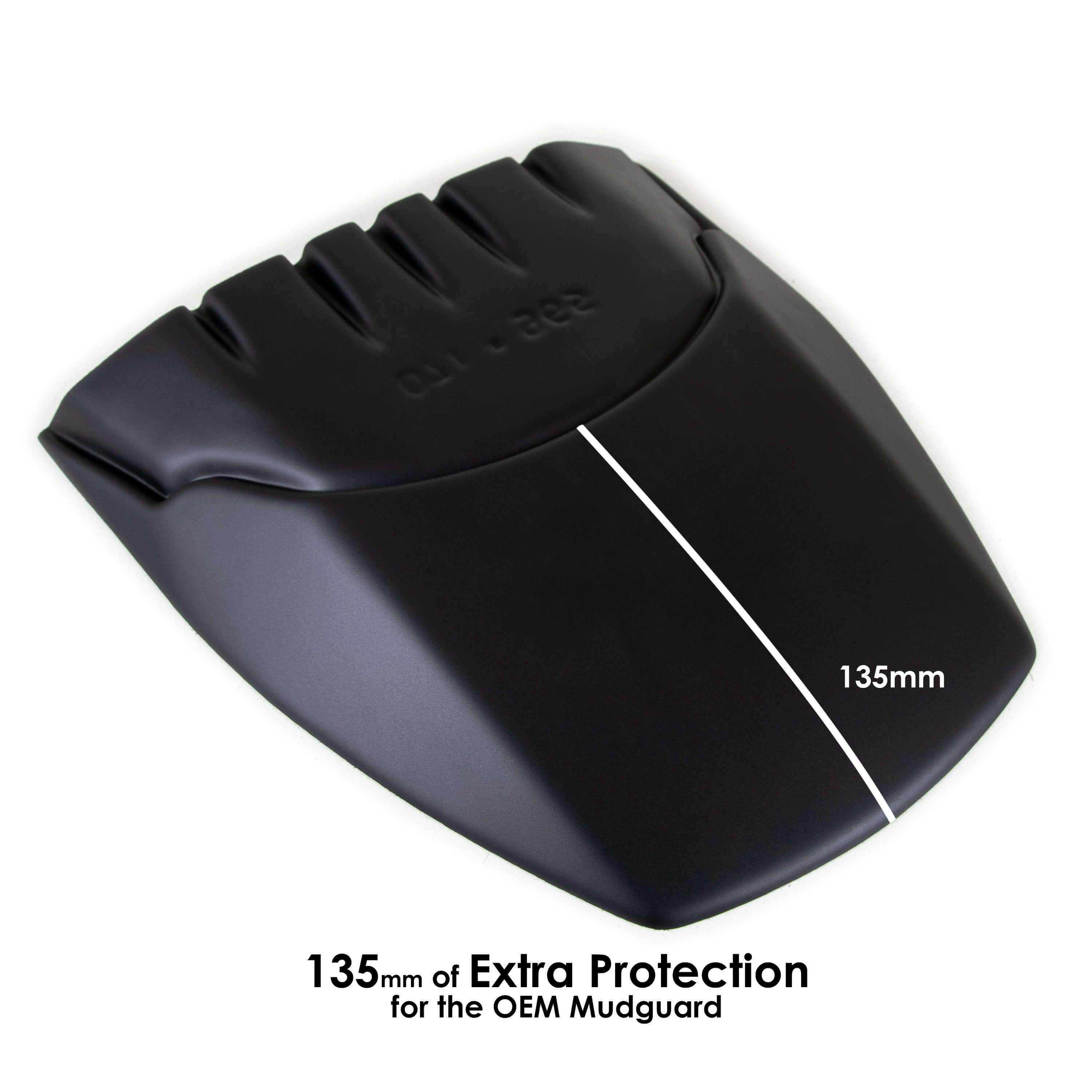 Pyramid Hugger Extension | Matte Black | Honda CBR 1000 RR 2004>2007 - Shop name
