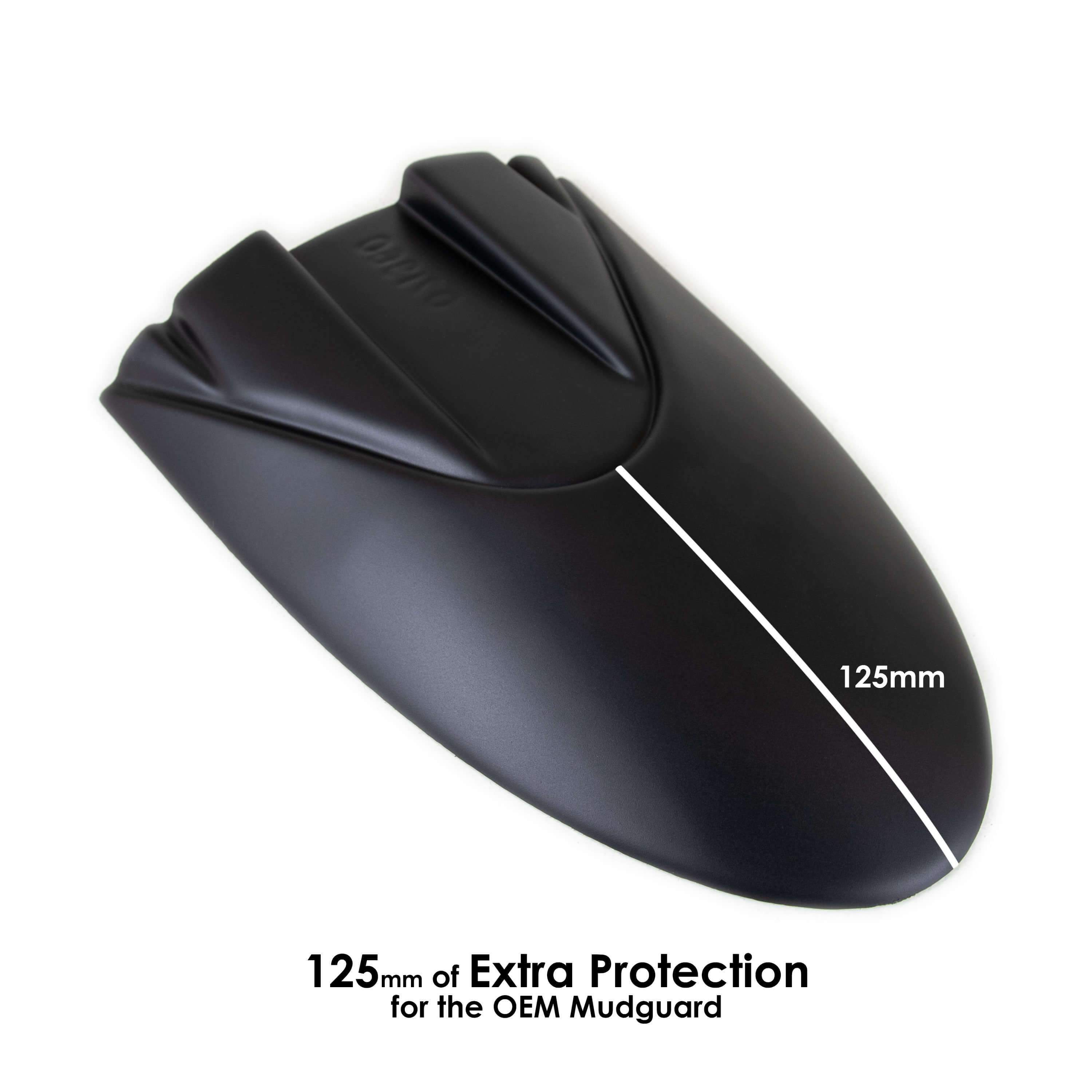 Pyramid Hugger Extension | Matte Black | Honda CBR 600 RR 2008>2012 - Shop name