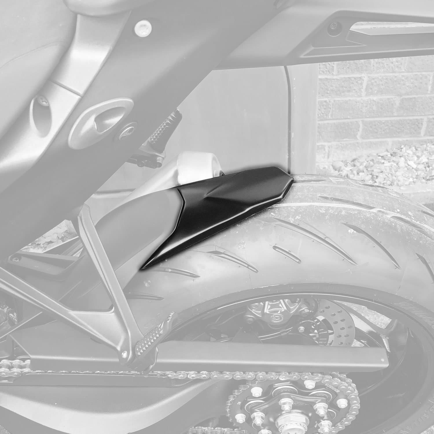 Pyramid Hugger Extension | Matte Black | KTM 1290 Super Duke R 2020>Current - Shop name