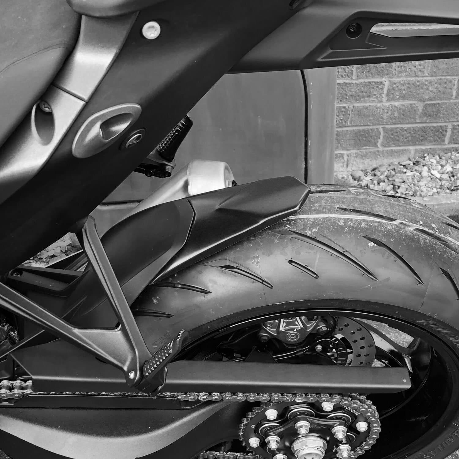 Pyramid Hugger Extension | Matte Black | KTM 1290 Super Duke R Evo 2022>Current - Shop name