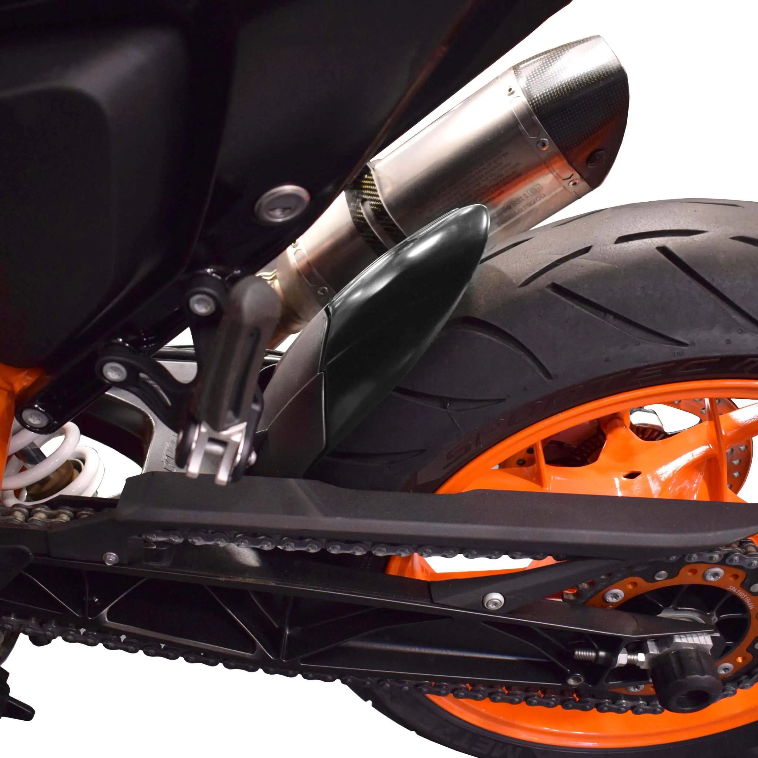 Pyramid Hugger Extension | Matte Black | KTM 250 Duke 2017>Current - Shop name