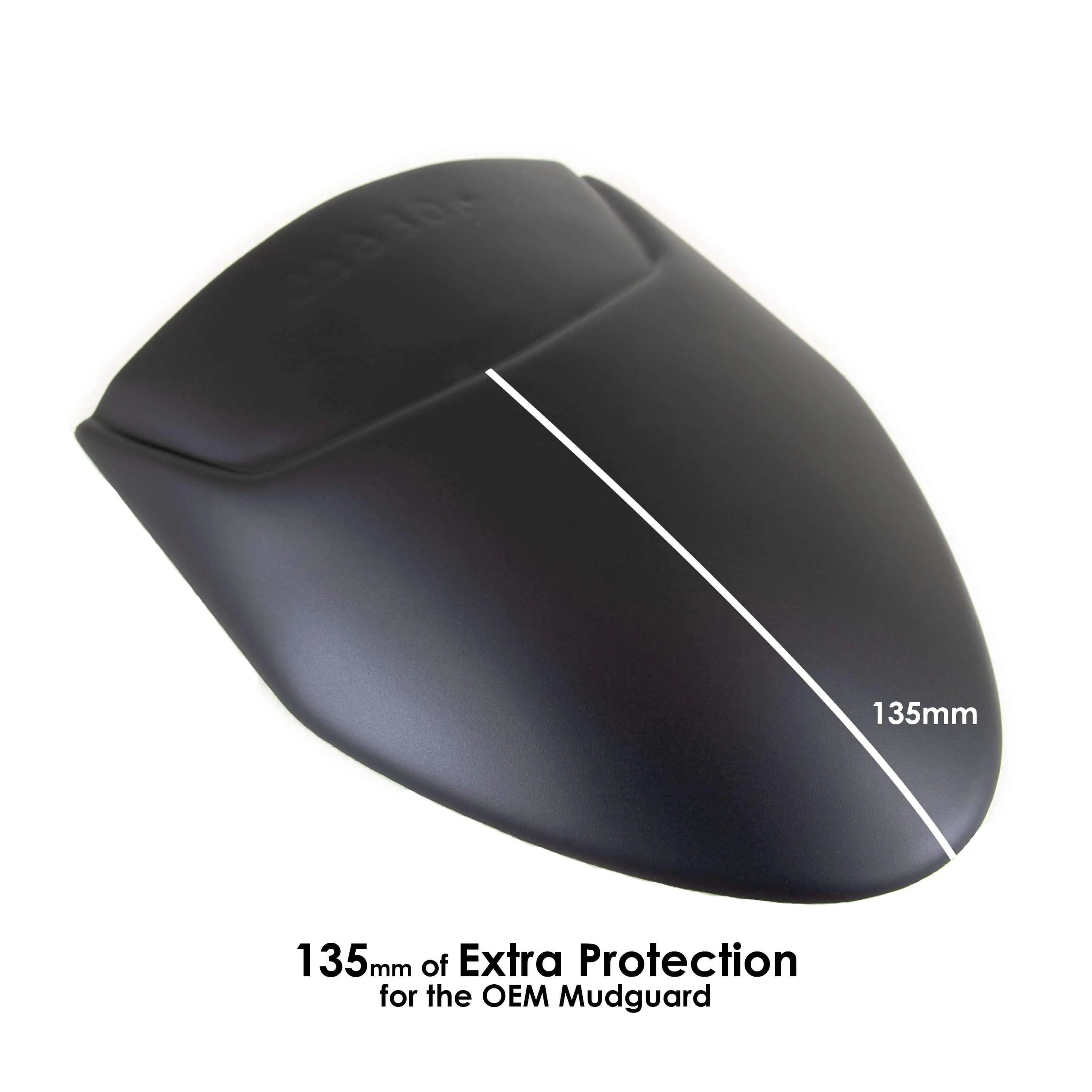 Pyramid Hugger Extension | Matte Black | KTM 390 Duke 2012>2016 - Shop name