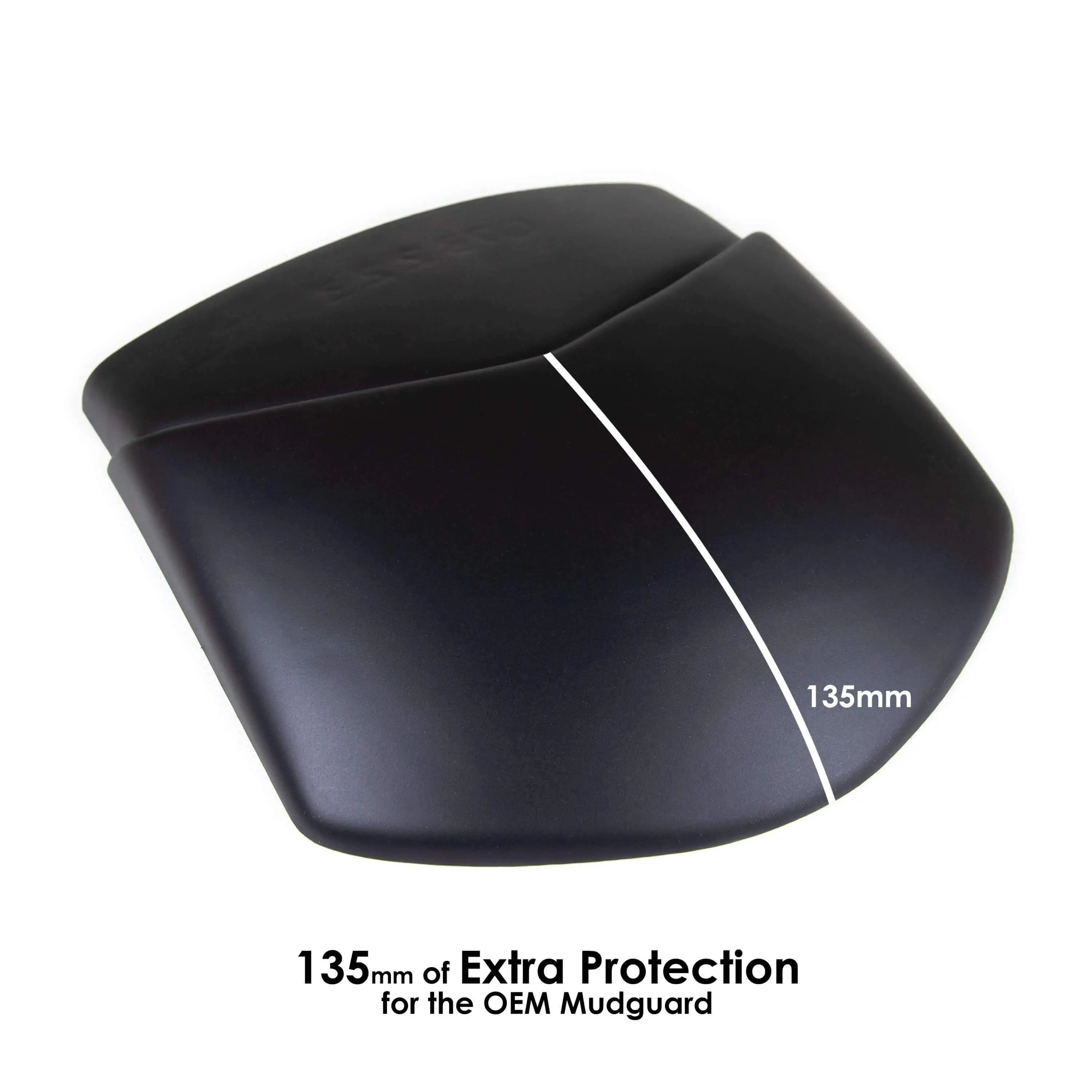 Pyramid Hugger Extension | Matte Black | Kawasaki ER-6N 2009>2011 - Shop name