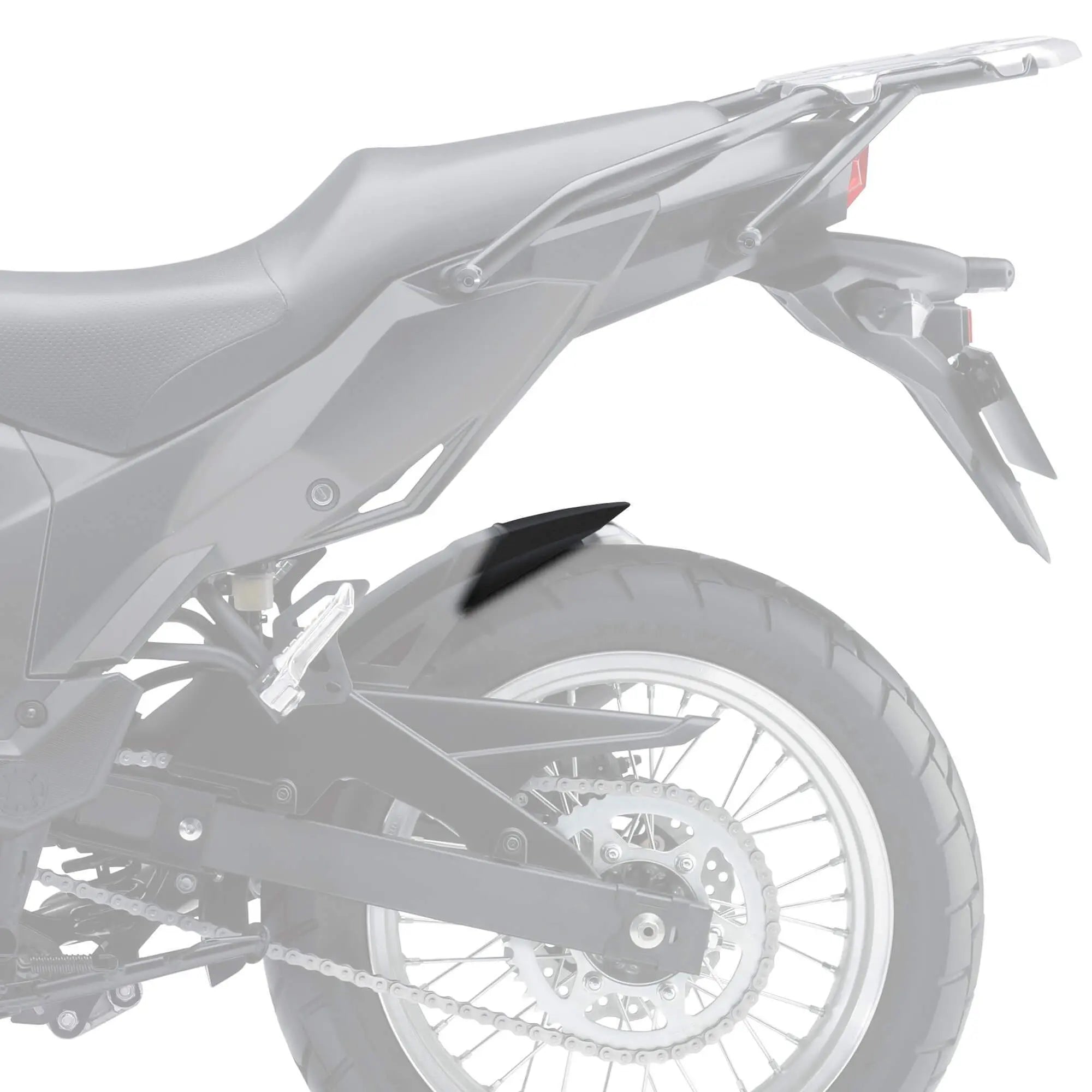Pyramid Hugger Extension | Matte Black | Kawasaki Versys-X 300 2017>Current - Shop name
