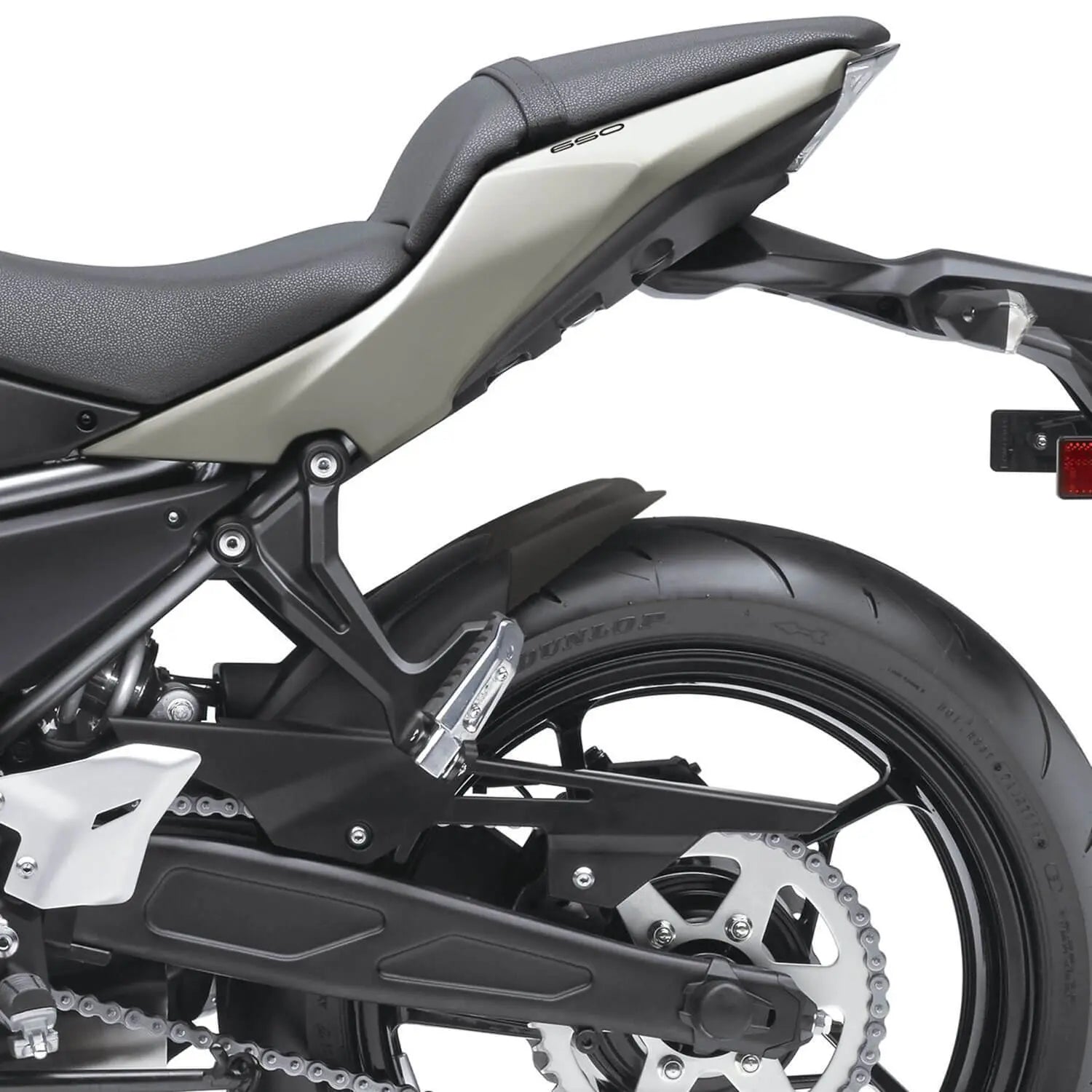 Pyramid Hugger Extension | Matte Black | Kawasaki Z 650 2017>Current - Shop name
