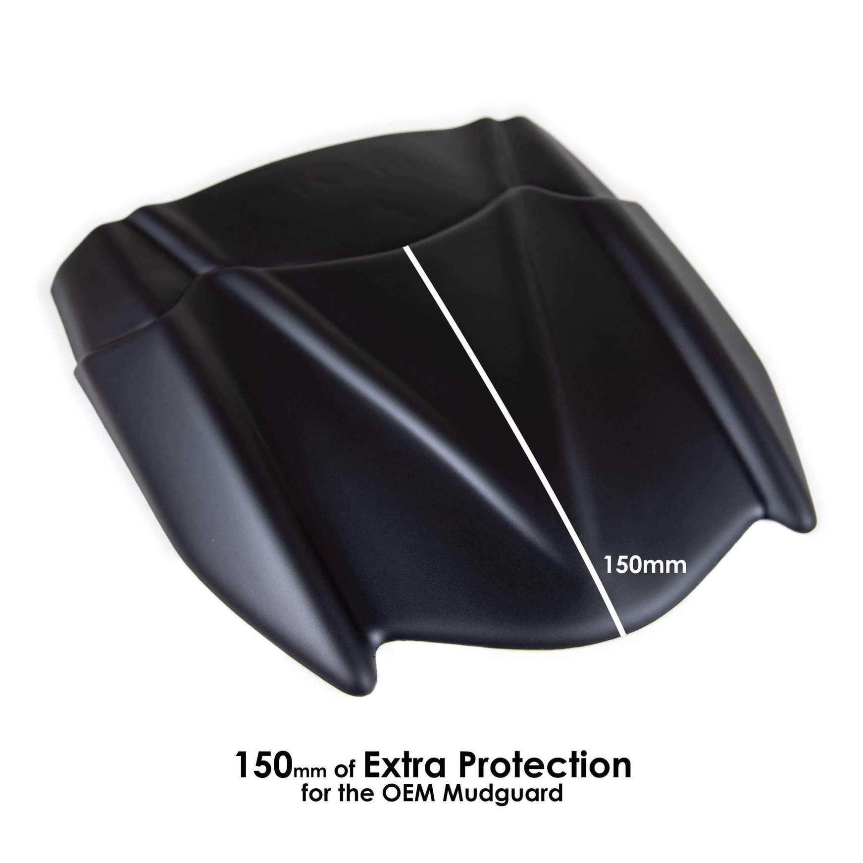 Pyramid Hugger Extension | Matte Black | Kawasaki Z 650 RS 2021>Current - Pyramid Motorcycle Accessories
