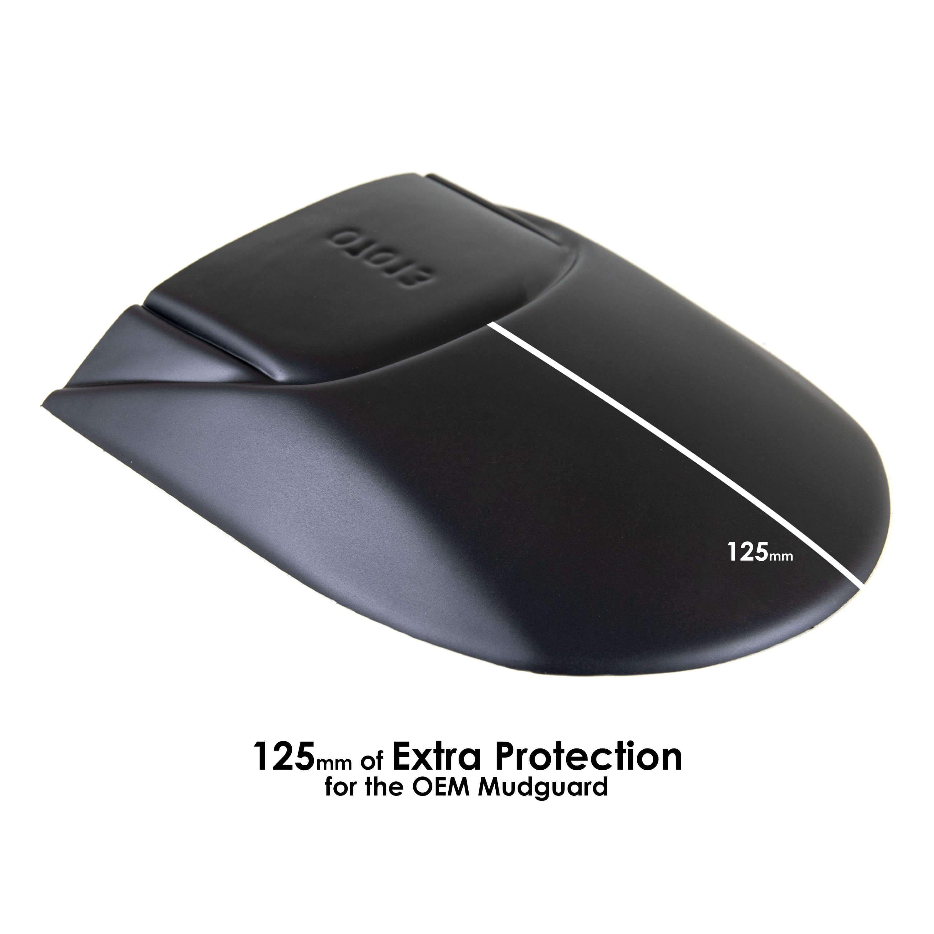 Pyramid Hugger Extension | Matte Black | Suzuki GSR 750 2011>2016 - Shop name