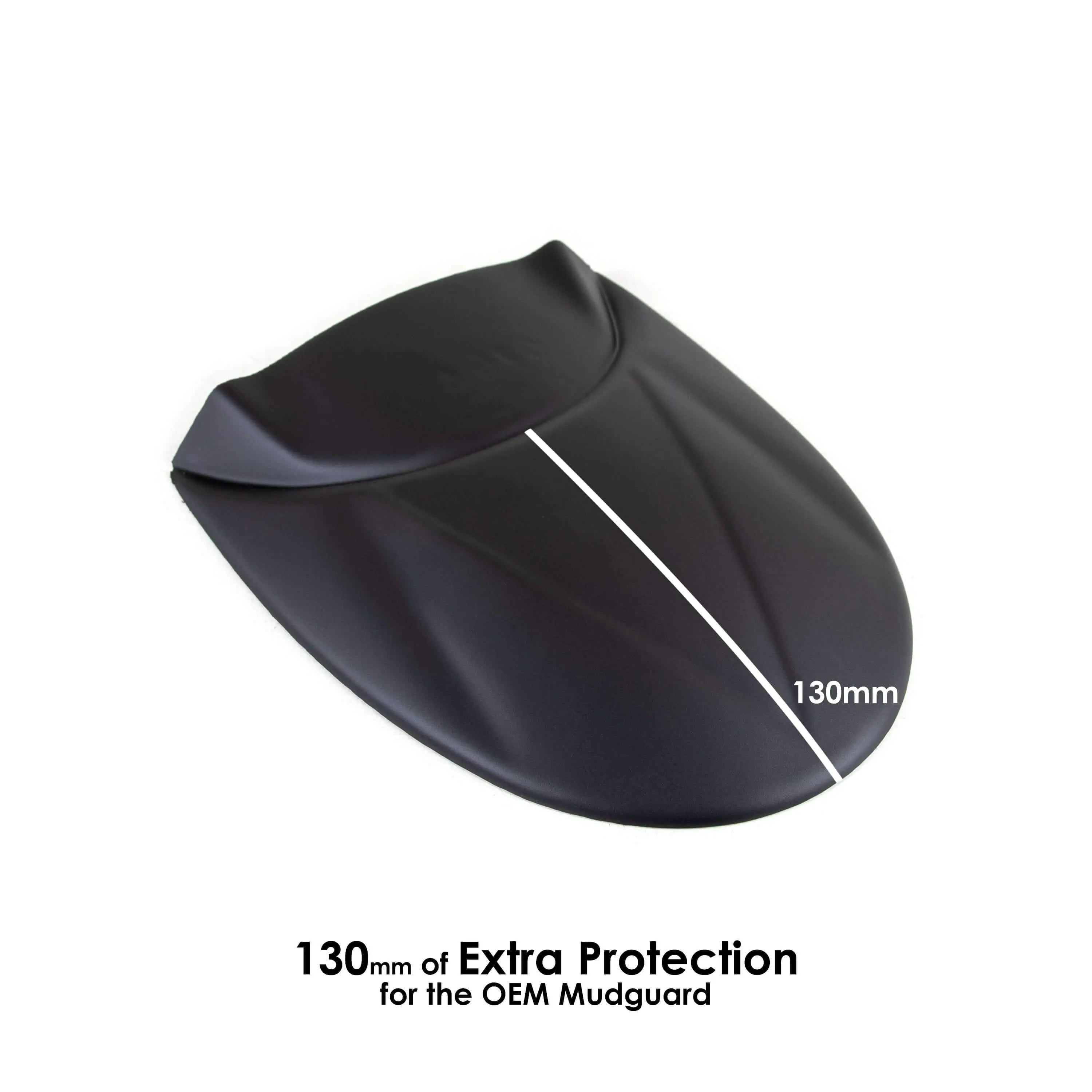 Pyramid Hugger Extension | Matte Black | Triumph Street Triple 765 2017>Current - Shop name