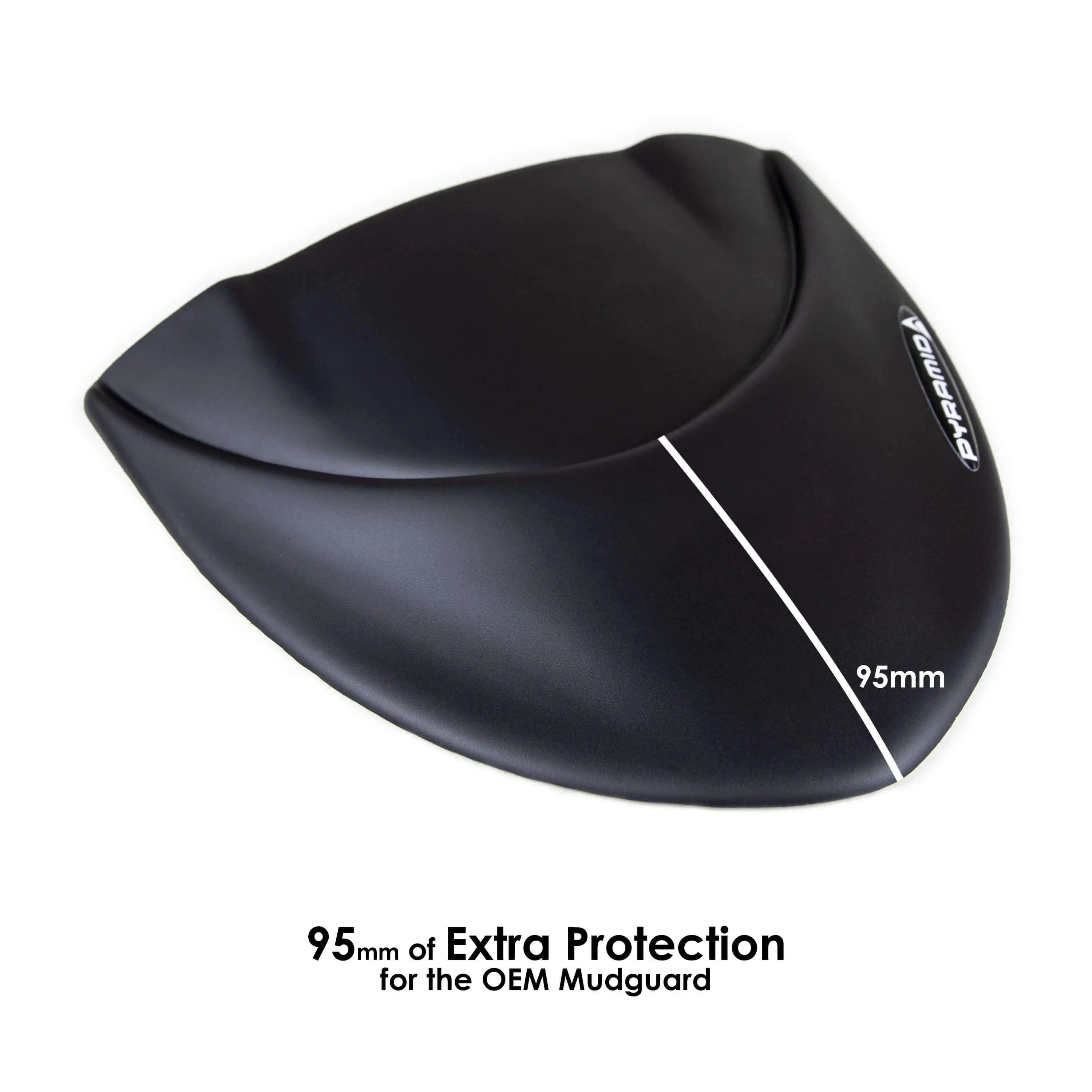 Pyramid Hugger Extension | Matte Black | Triumph Tiger 1050 2007>2011 - Shop name