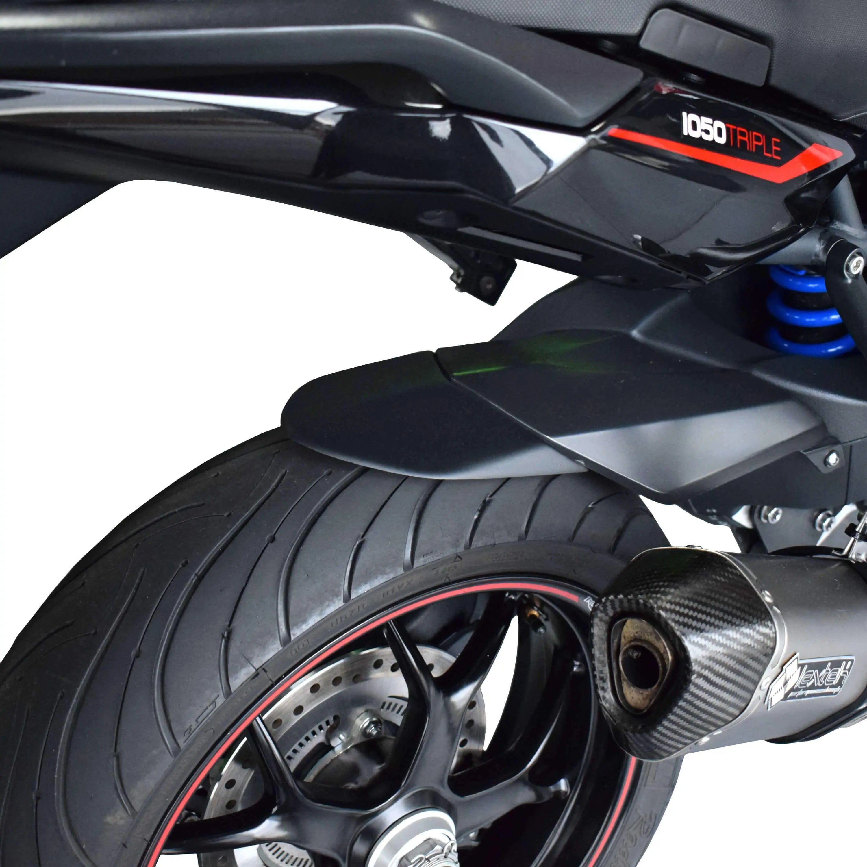 Pyramid Hugger Extension | Matte Black | Triumph Tiger 1050 Sport 2013>Current - Shop name