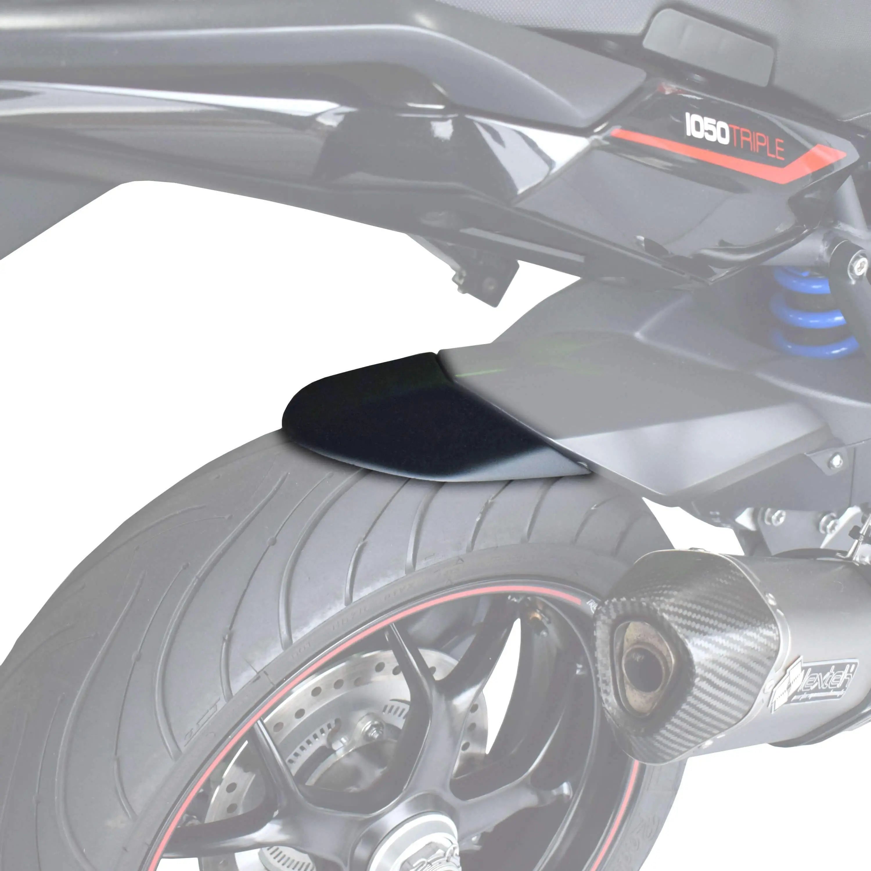 Pyramid Hugger Extension | Matte Black | Triumph Tiger 1050 Sport 2013>Current - Shop name