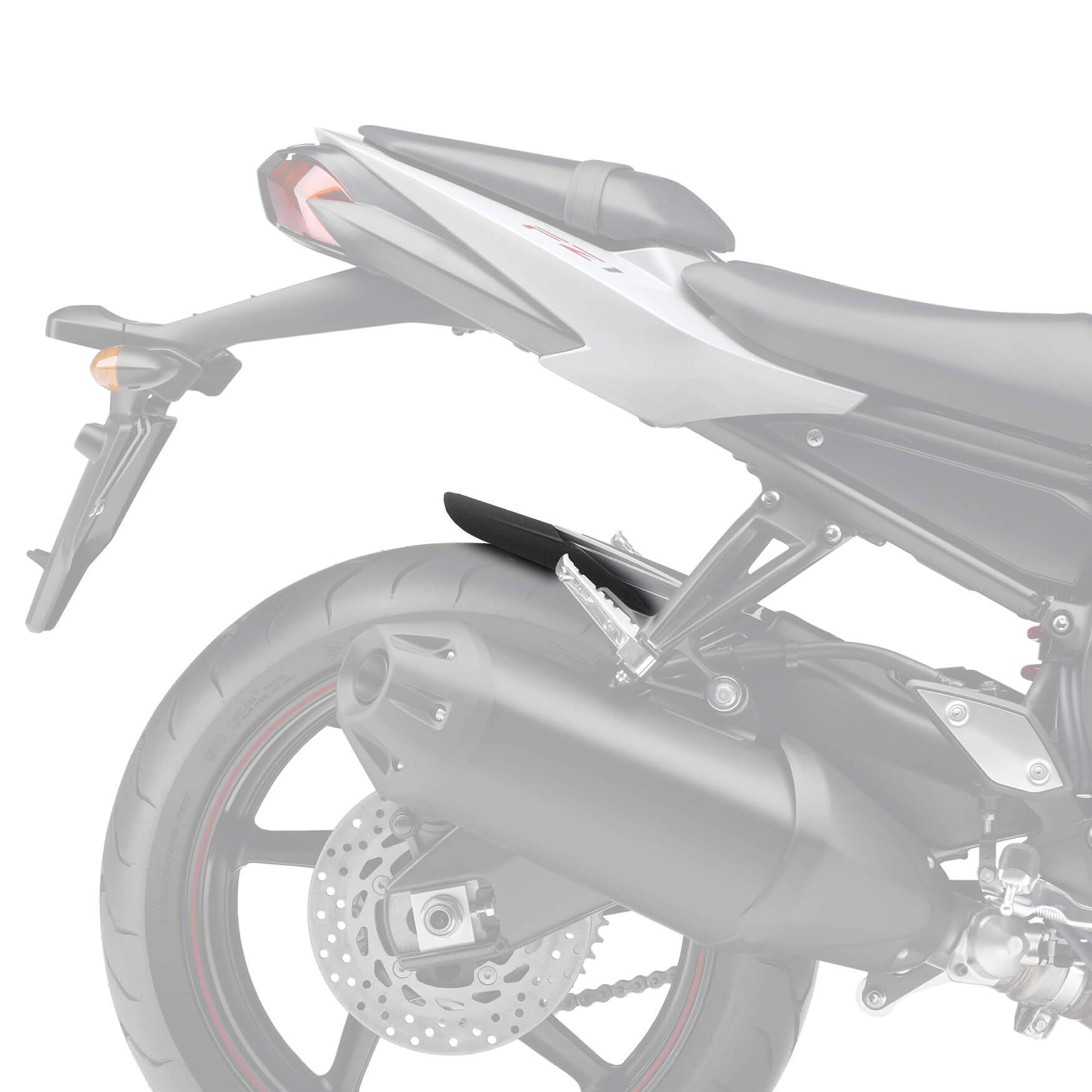 Pyramid Hugger Extension | Matte Black | Yamaha FZ1 Fazer 2006>2014 - Shop name