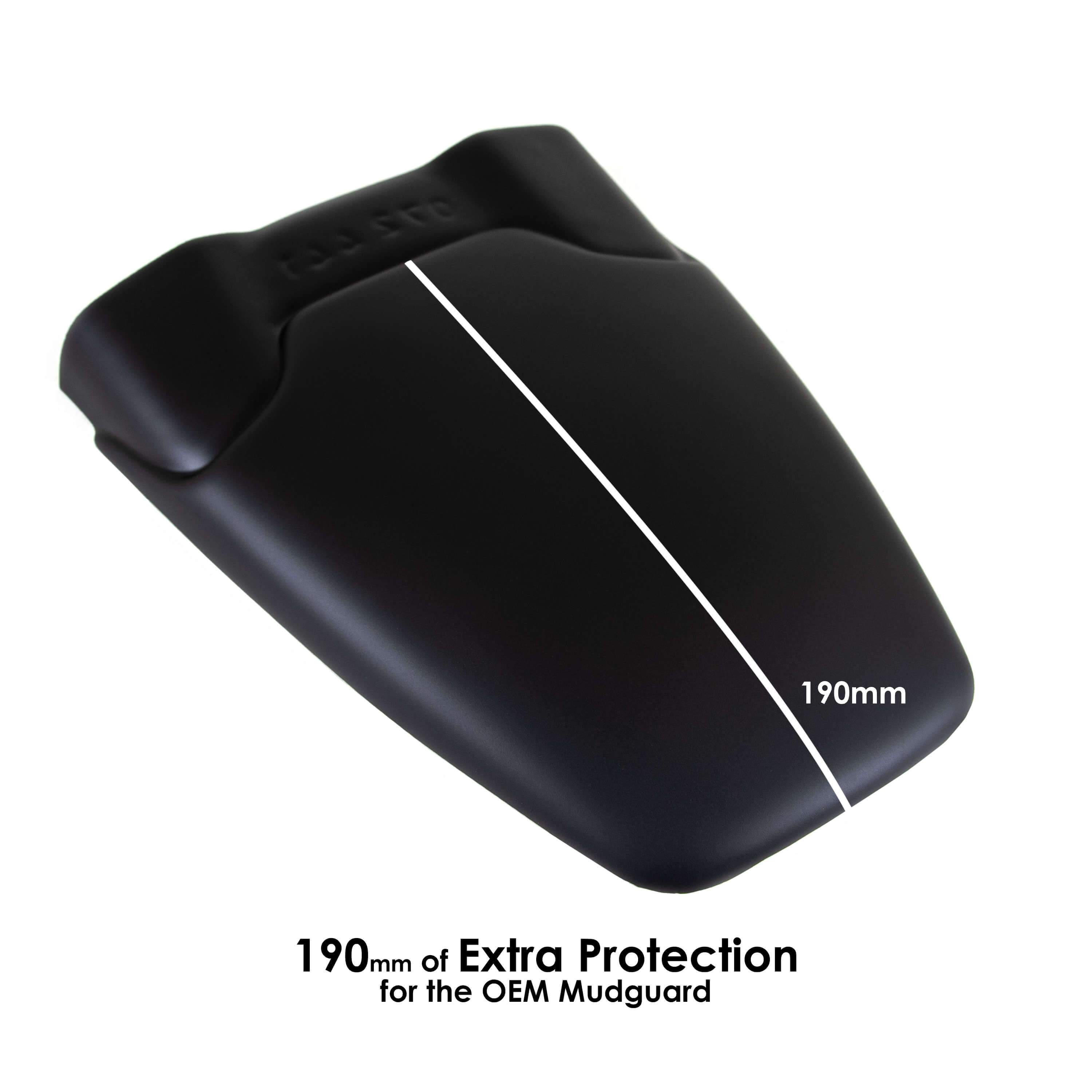 Pyramid Hugger Extension | Matte Black | Yamaha MT-07 2018>2024 - Shop name