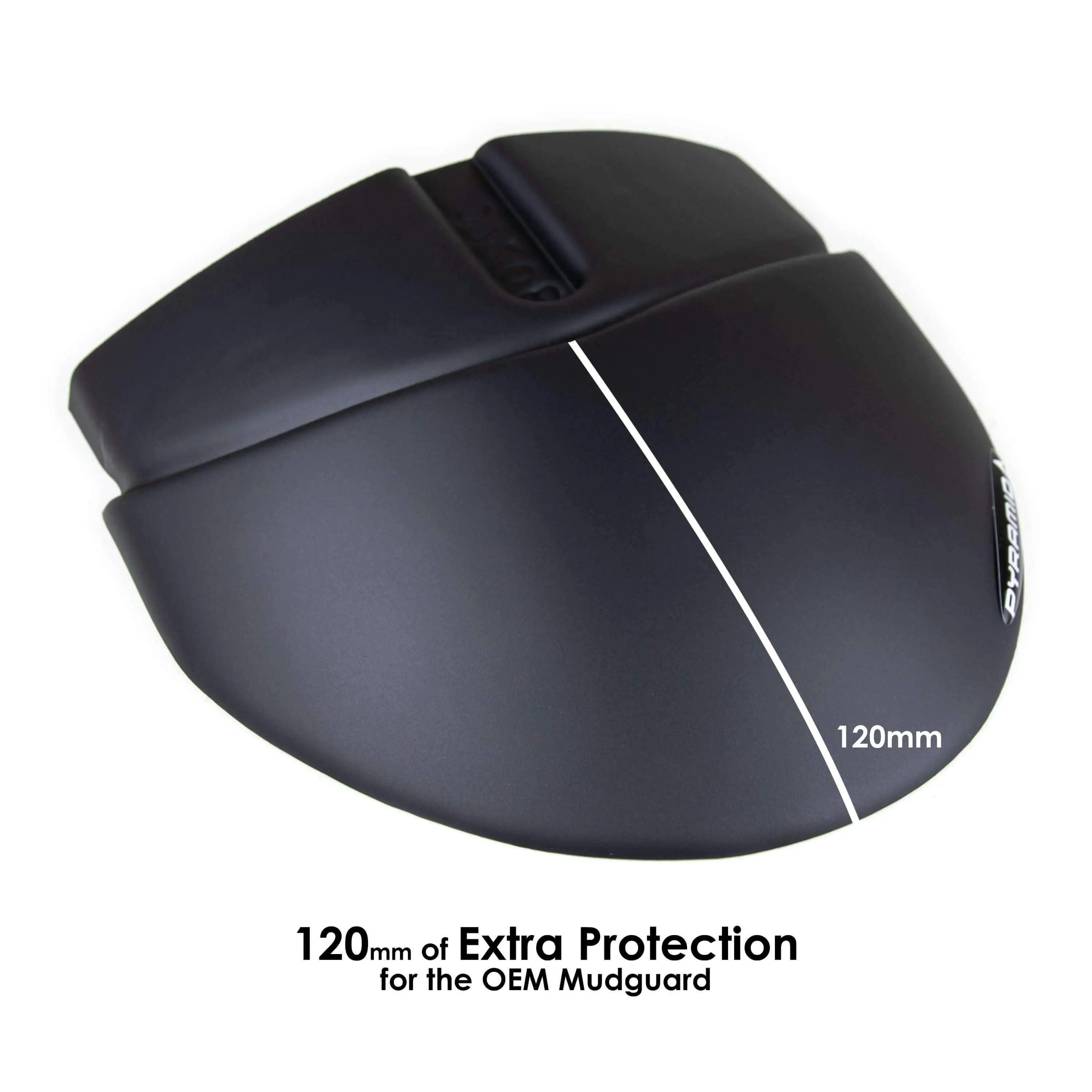 Pyramid Hugger Extension | Matte Black | Yamaha TDM 900 2002>2011 - Shop name