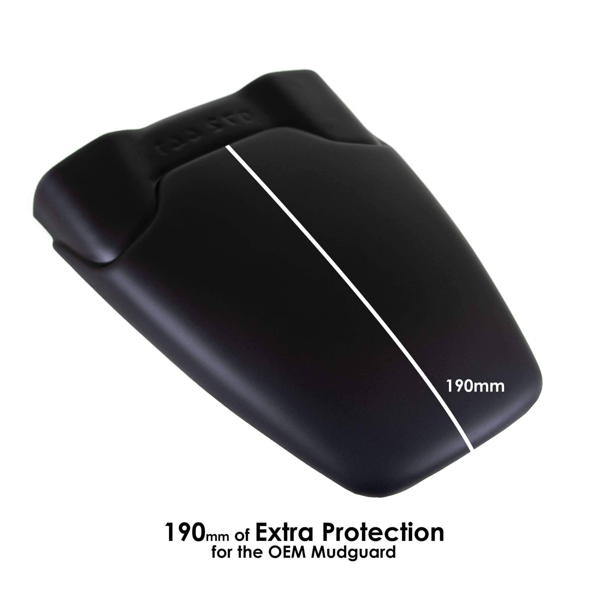 Pyramid Hugger Extension | Matte Black | Yamaha Tracer 7 GT 2021>2024 - Shop name
