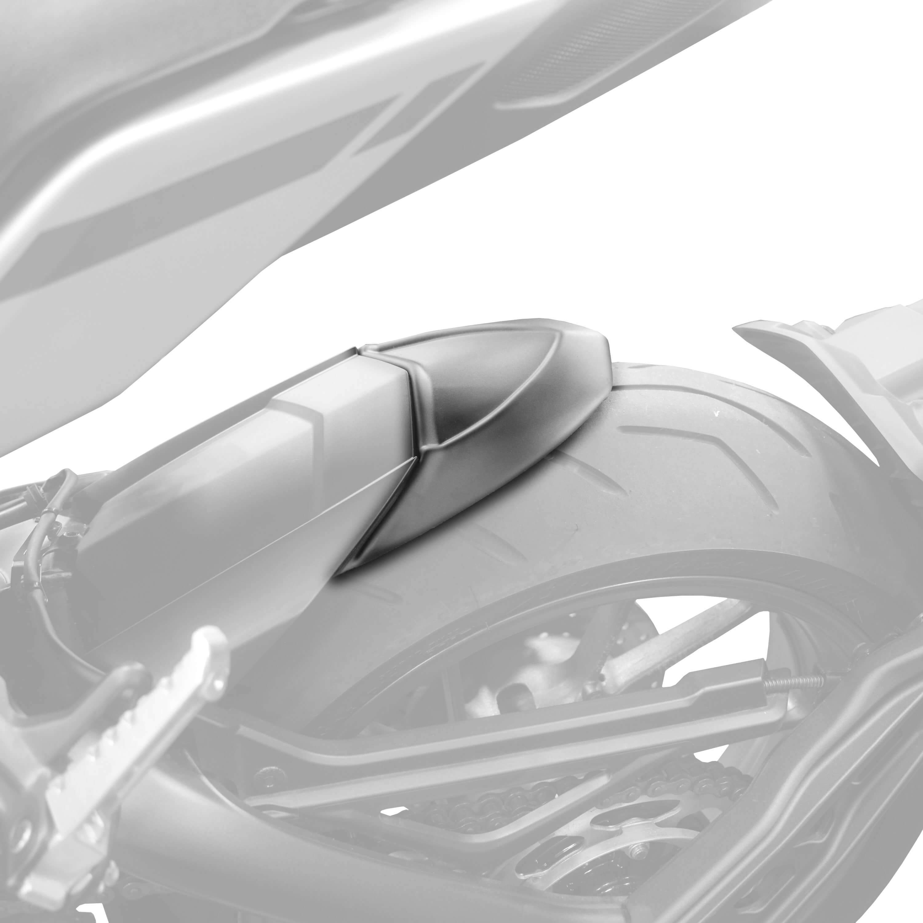 Pyramid Hugger Extension | Matte Black | Yamaha Tracer 900 2015>2017 - Shop name