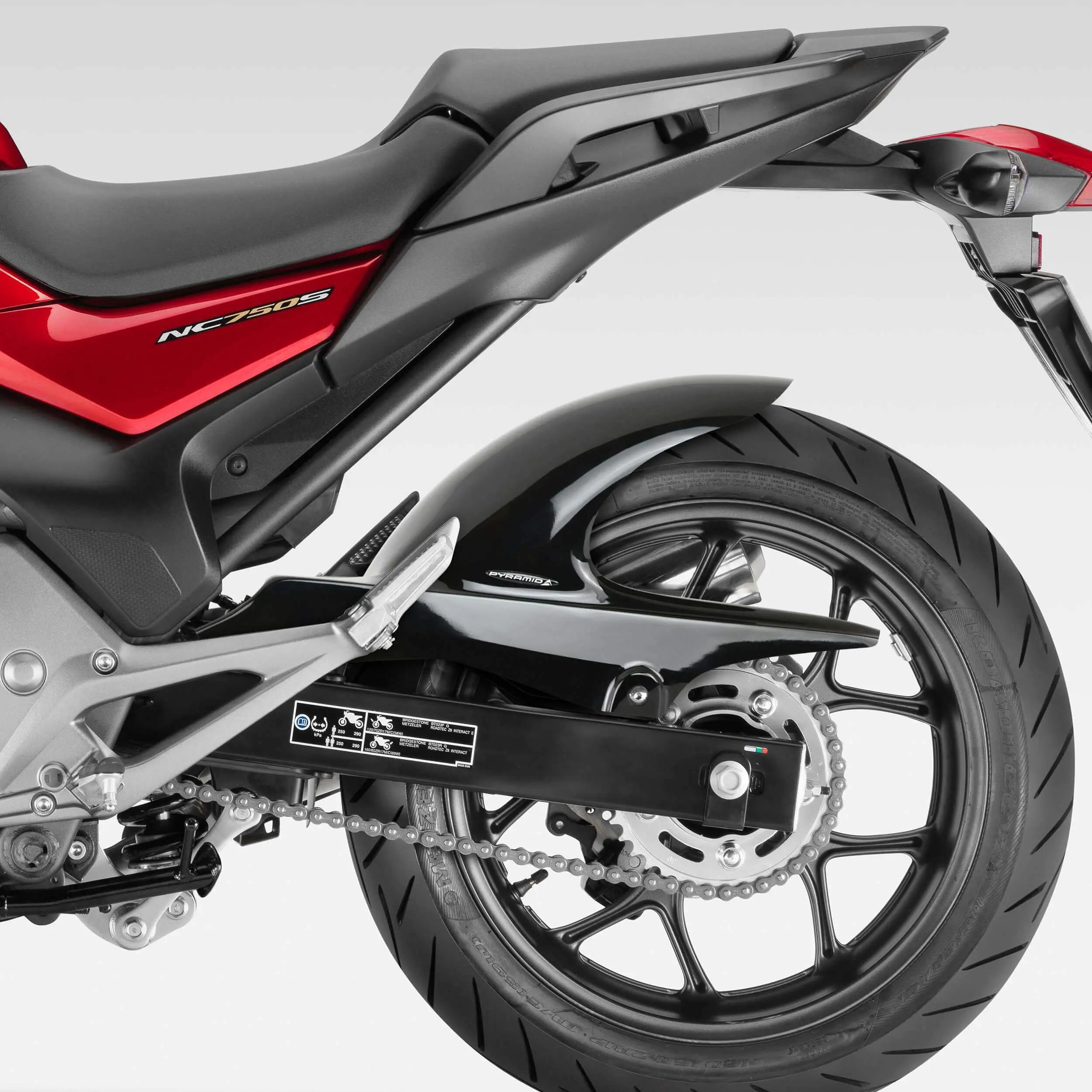 Pyramid Hugger | Gloss Black | Honda NC 750 S 2012>Current - Shop name