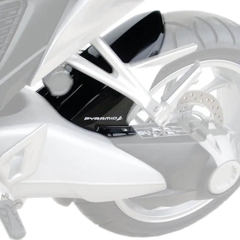 Pyramid Hugger | Gloss Black | Honda VFR 1200 F 2010>2017 - Shop name
