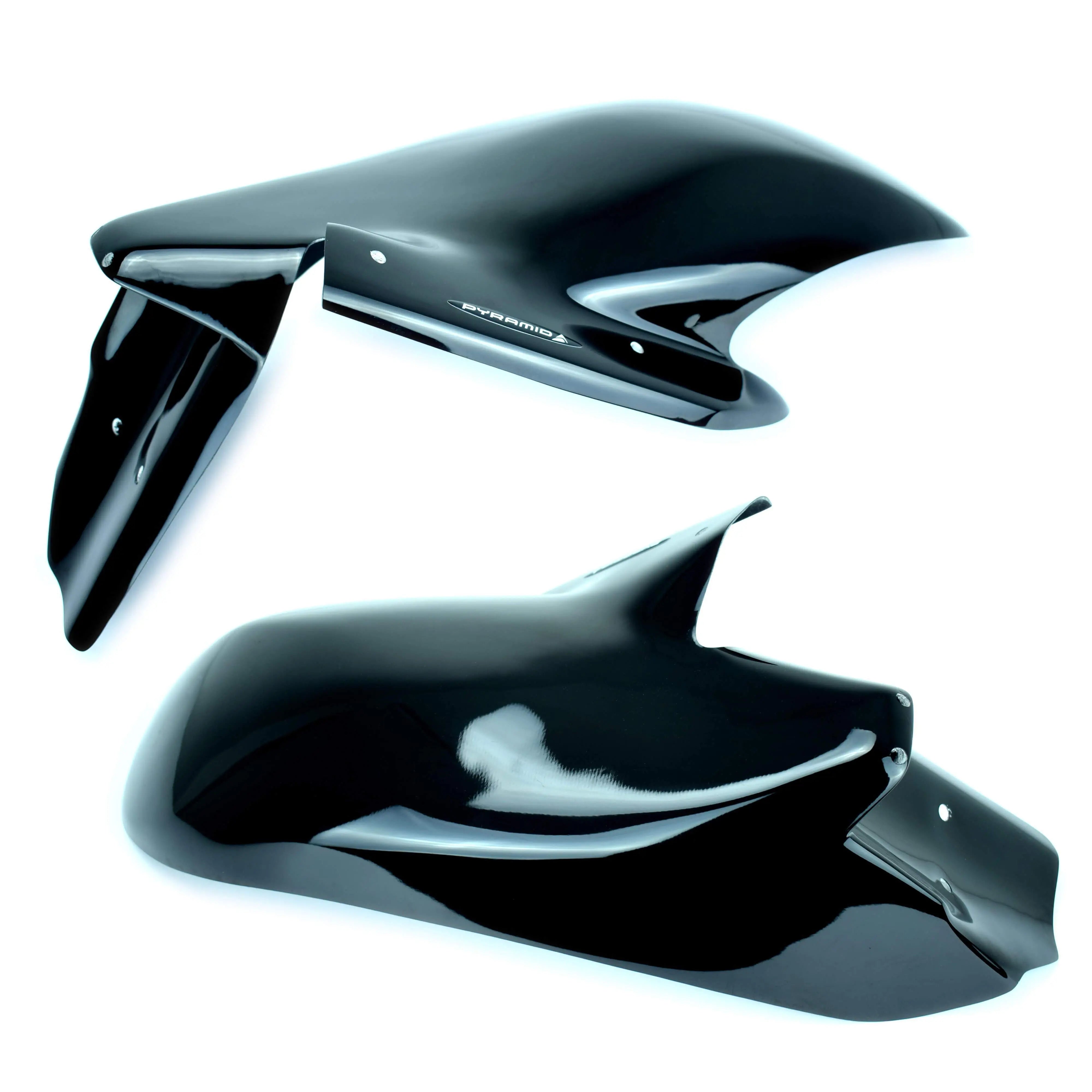 Pyramid Hugger | Gloss Black | Honda VFR 800 V-Tec 2002>2013 - Shop name