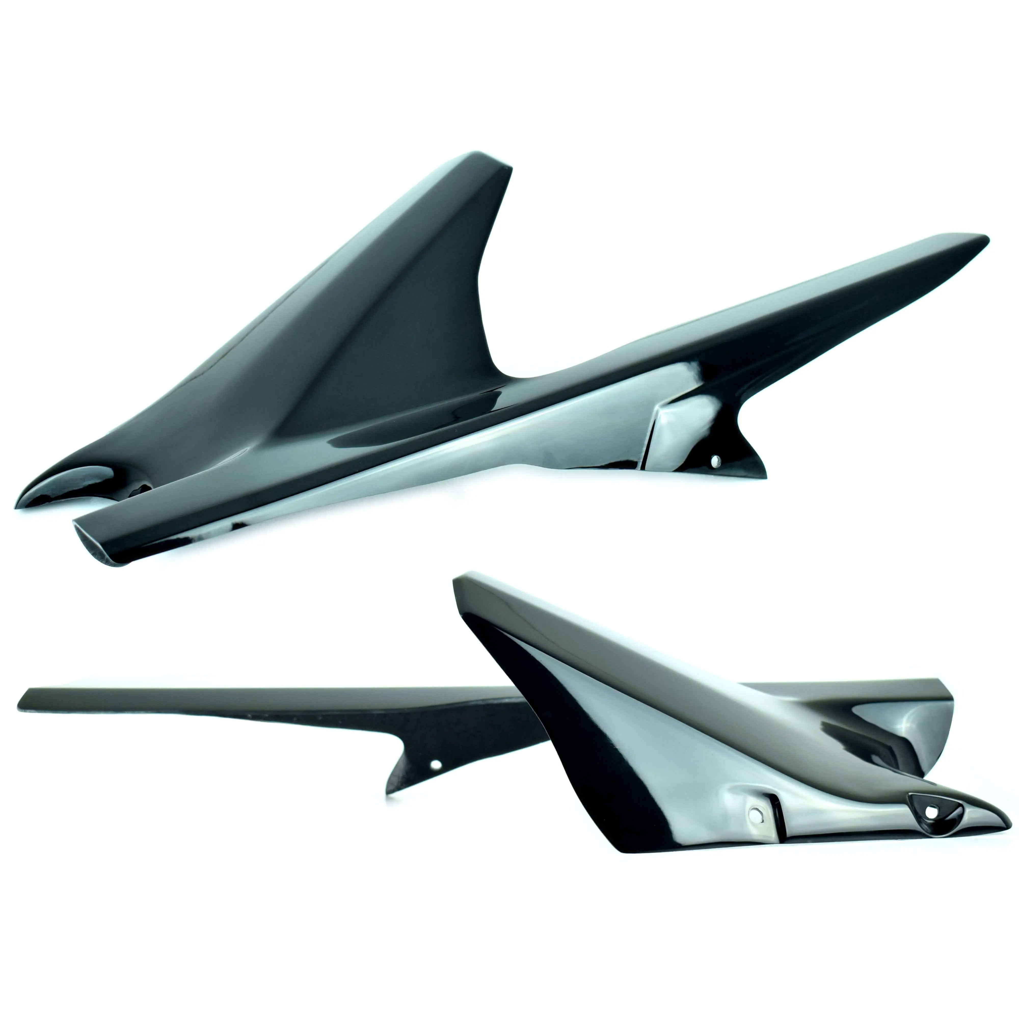 Pyramid Hugger | Gloss Black | Triumph Street Triple 675 2013>2017 - Shop name