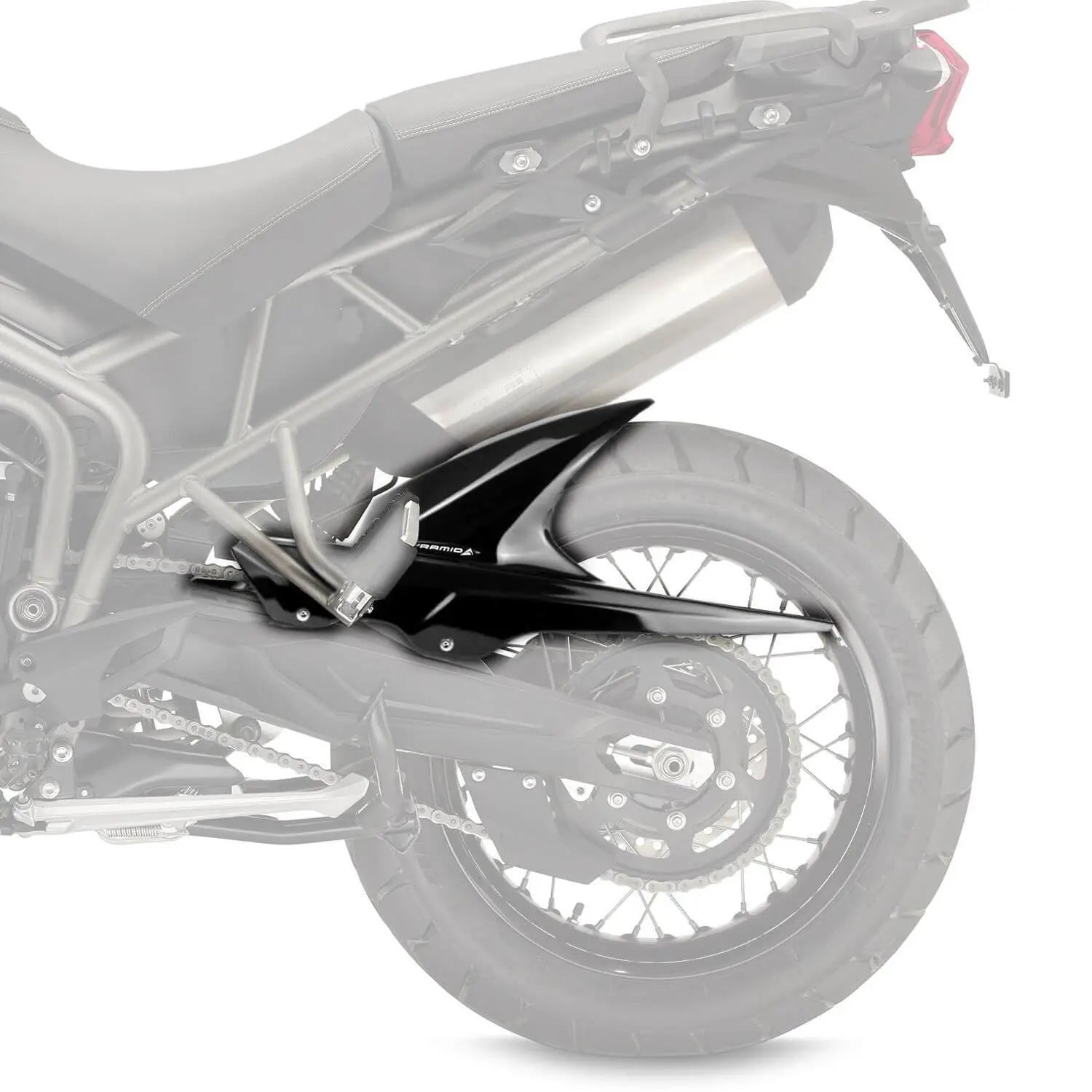 Pyramid Hugger | Gloss Black | Triumph Tiger 800 XC/XCX/XCA/Low 2011>Current - Shop name