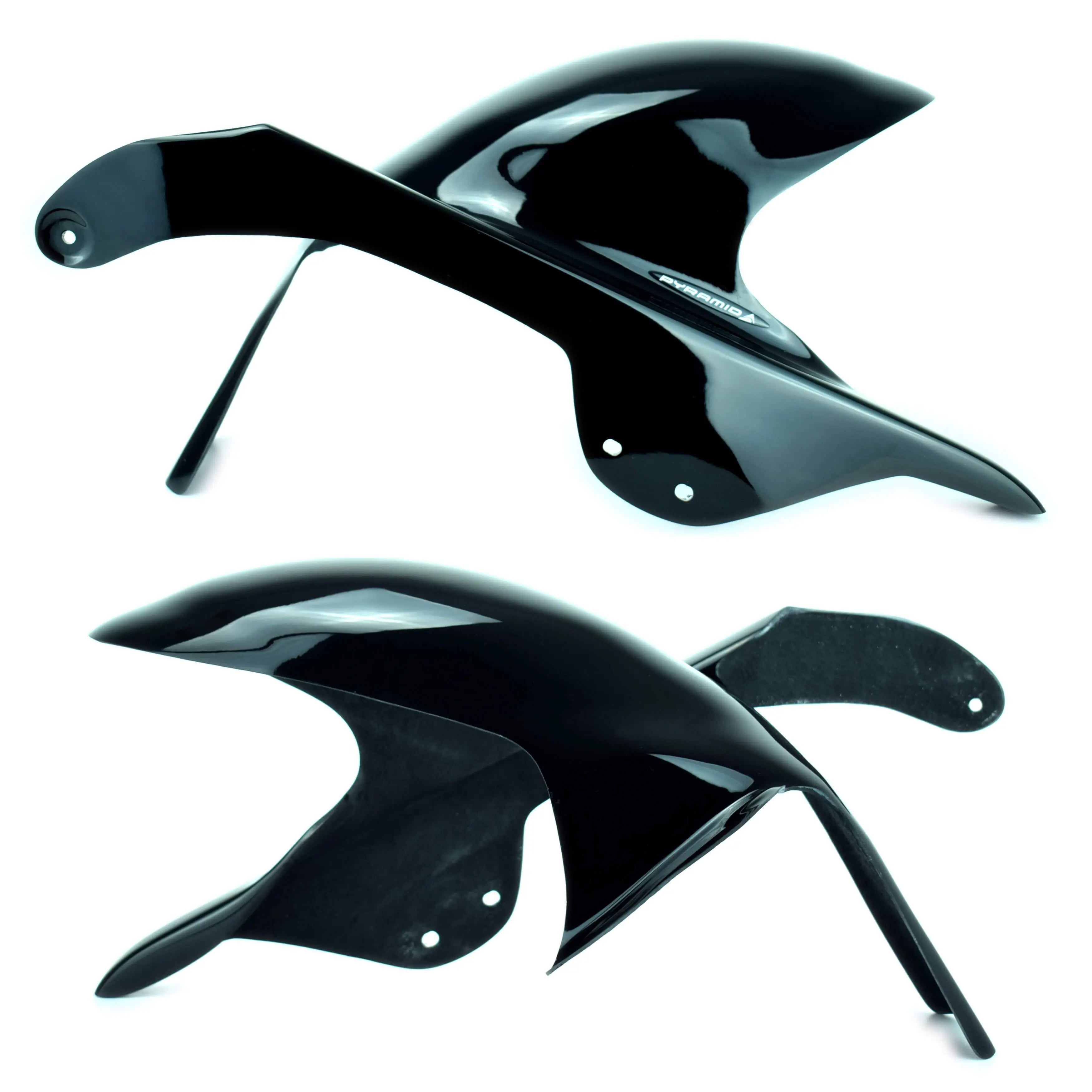 Pyramid Hugger | Gloss Black | Triumph Tiger 955i 2005>2006 - Shop name