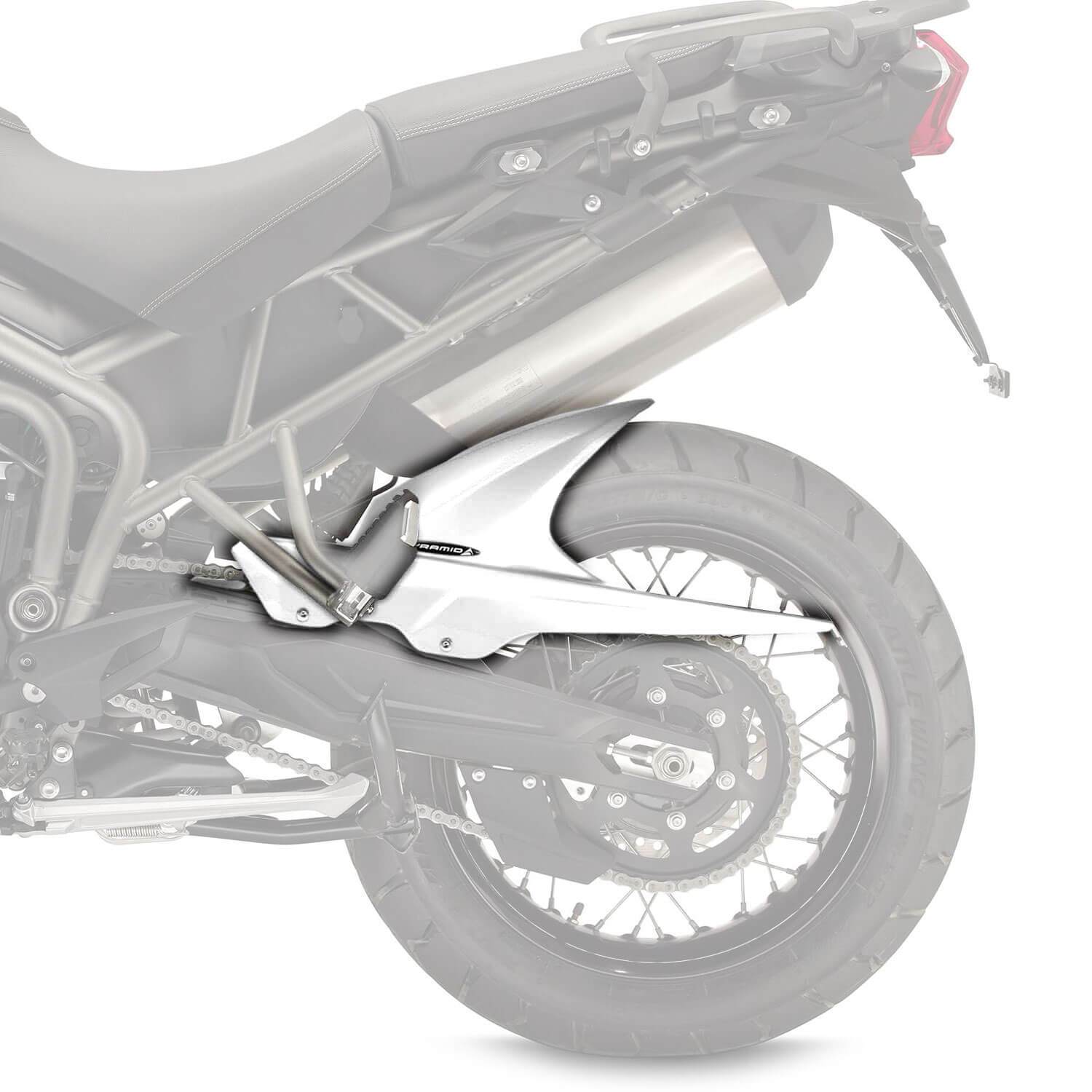 Pyramid Hugger | Gloss White | Triumph Tiger 800 XR/XRT/XRX/Low 2011>Current - Shop name