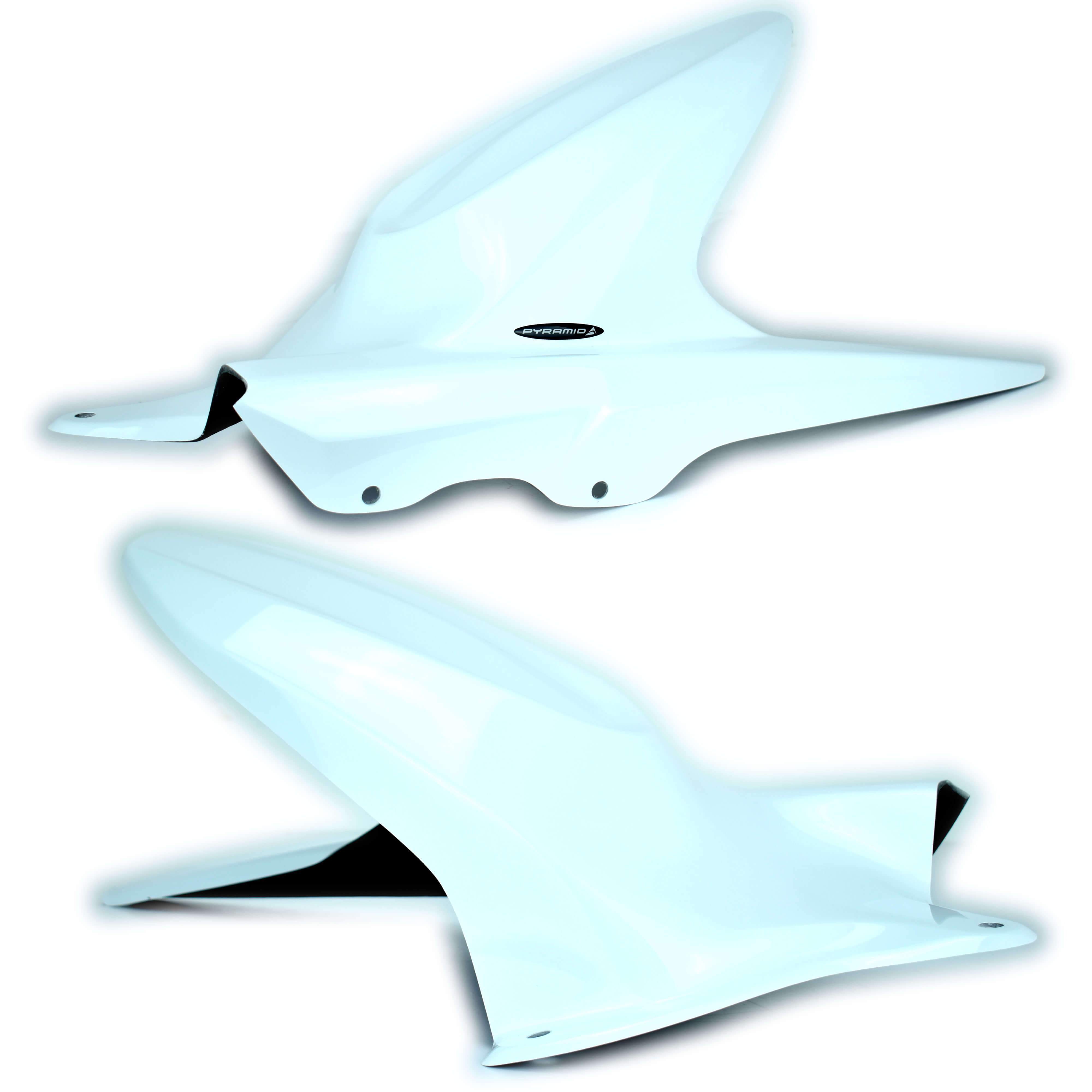 Pyramid Hugger | Gloss White | Triumph Tiger 800 XR/XRT/XRX/Low 2011>Current - Shop name