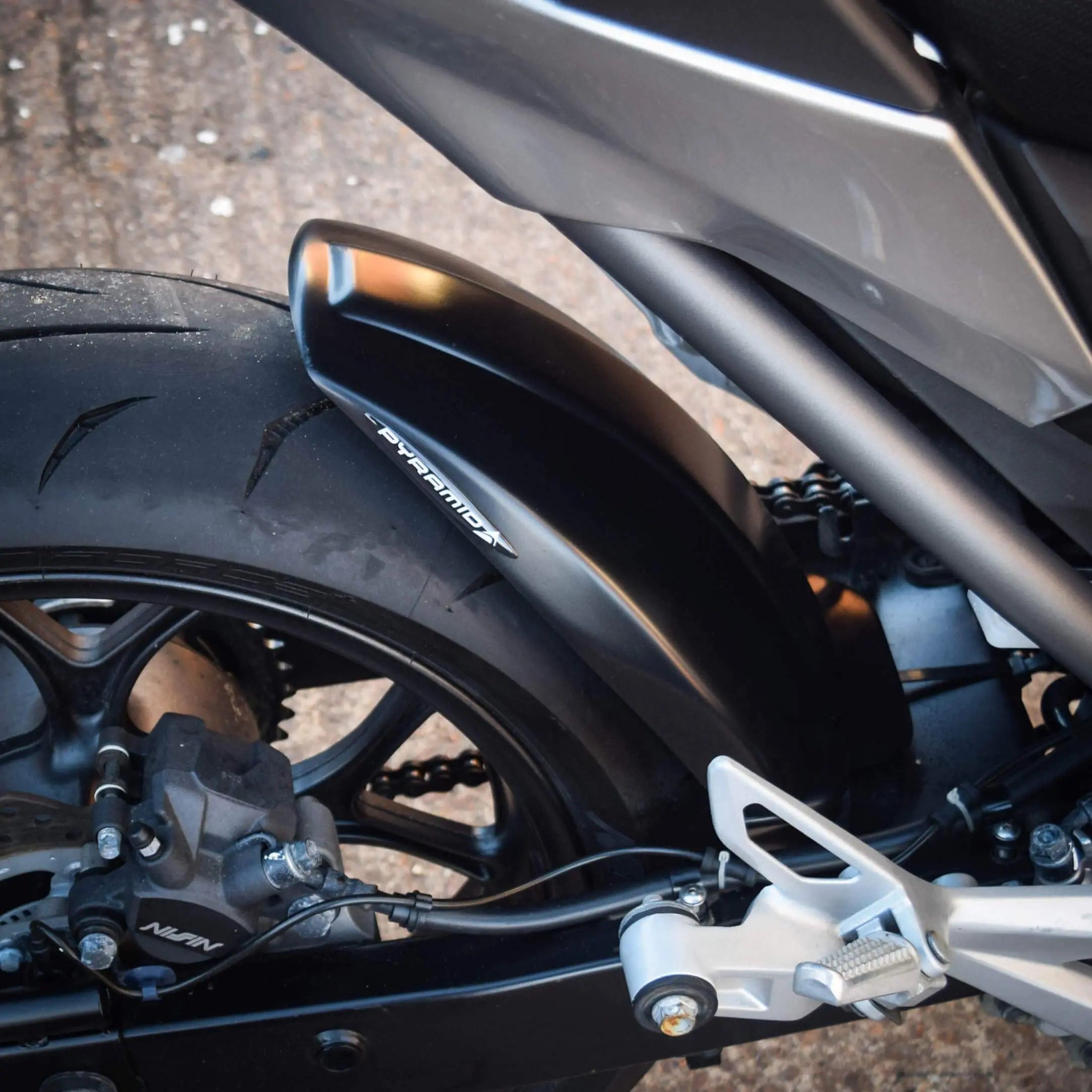 Pyramid Hugger | Matte Black | Honda NC 700 D Integra 2012>2016 - Shop name