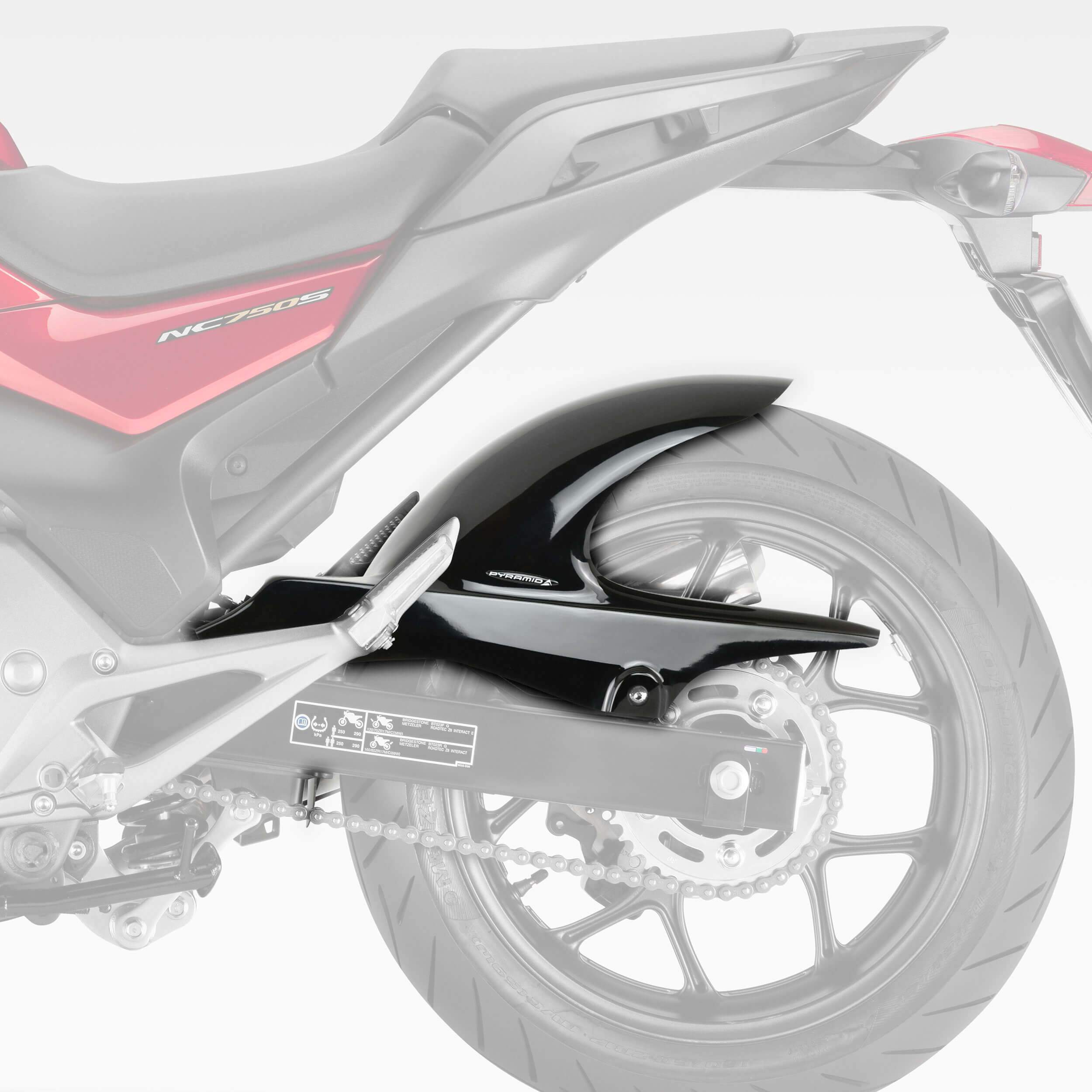 Pyramid Hugger | Matte Black | Honda NC 700 X 2012>Current - Shop name