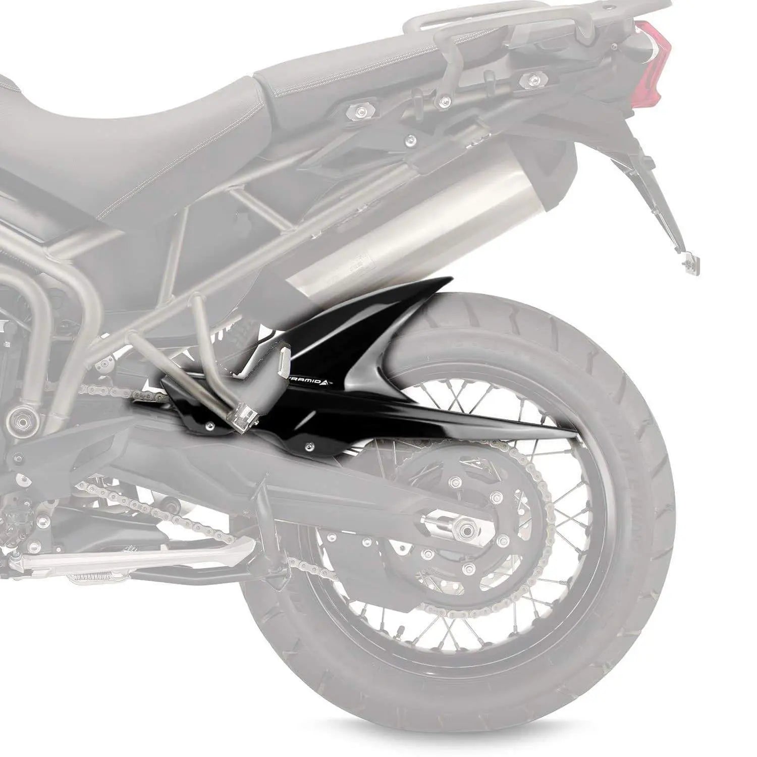Pyramid Hugger | Matte Black | Triumph Tiger 800 XR/XRT/XRX/Low 2011>Current - Shop name