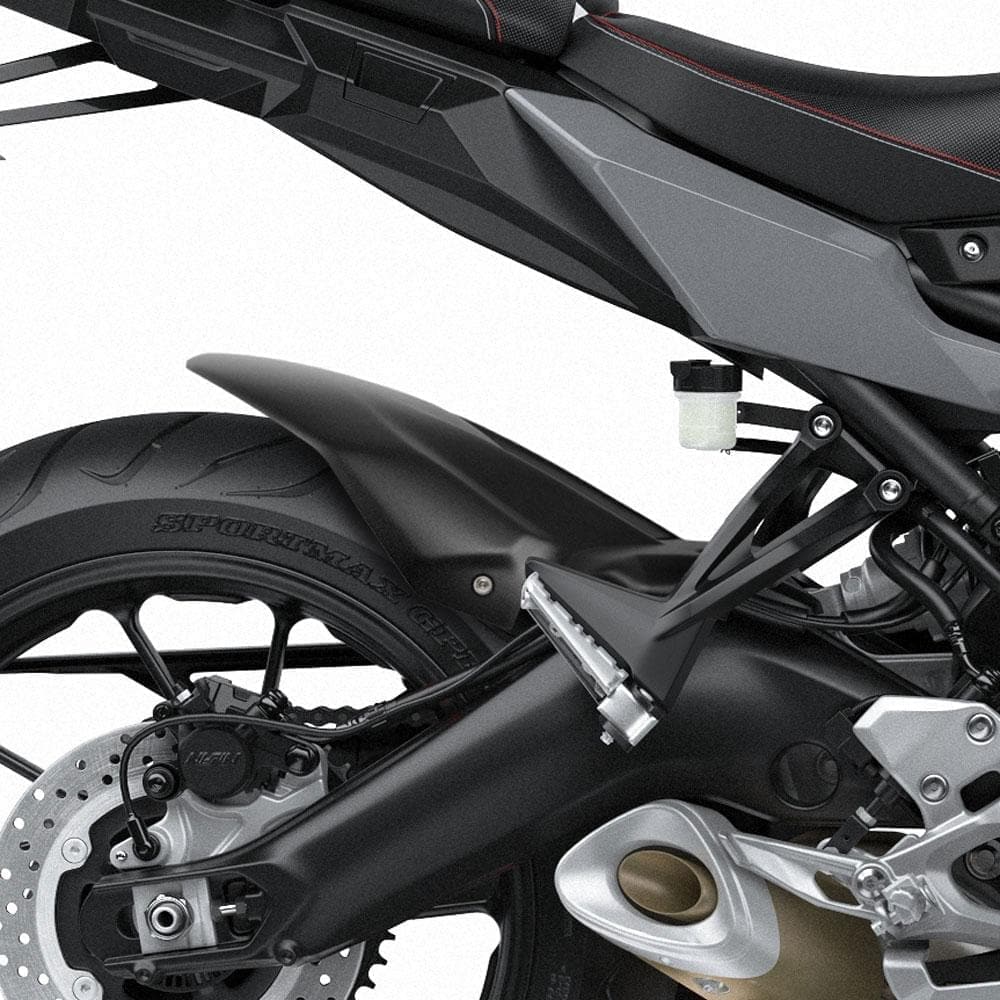 Pyramid Hugger | Matte Black | Yamaha Tracer 900 2018>2020 - Shop name