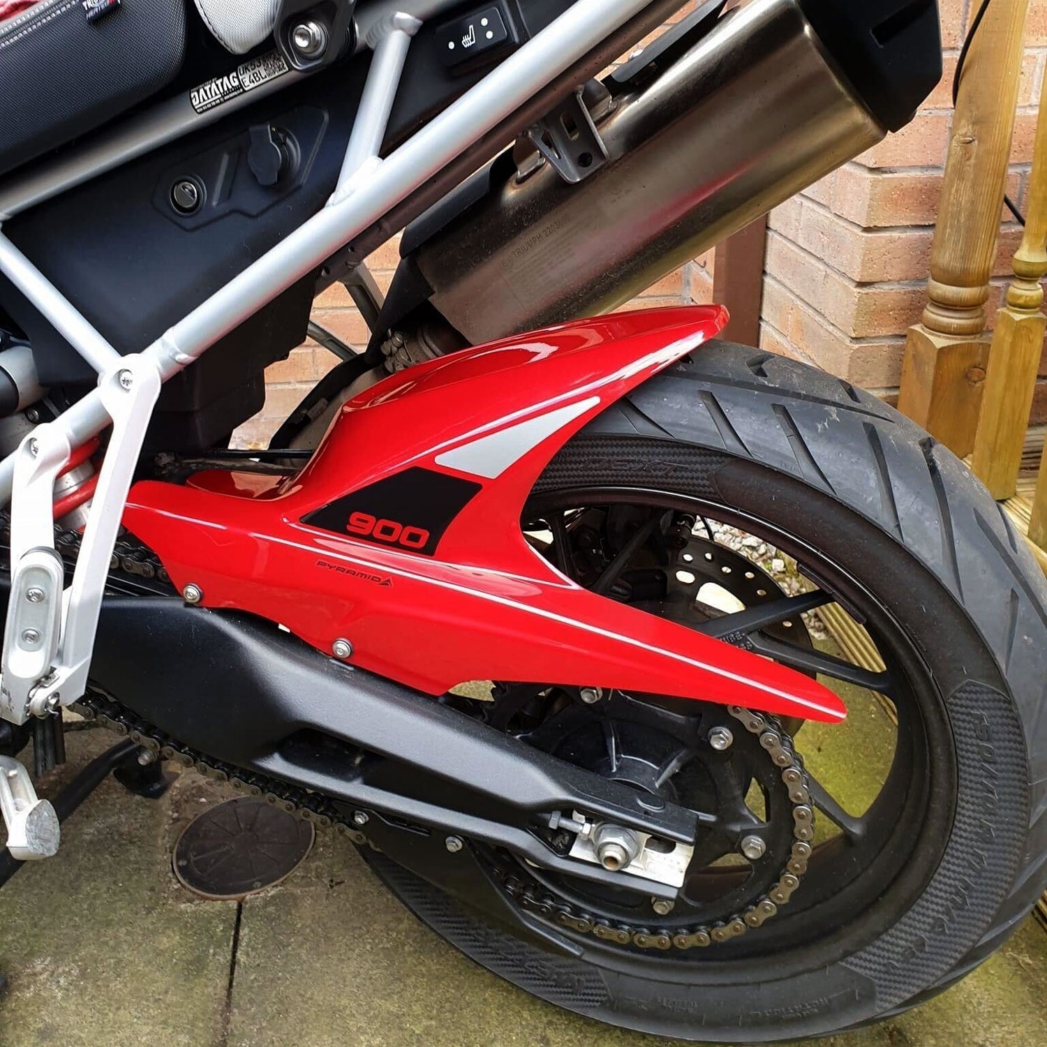 Pyramid Hugger | Pure White | Triumph Tiger 900 GT Pro 2020>Current - Shop name