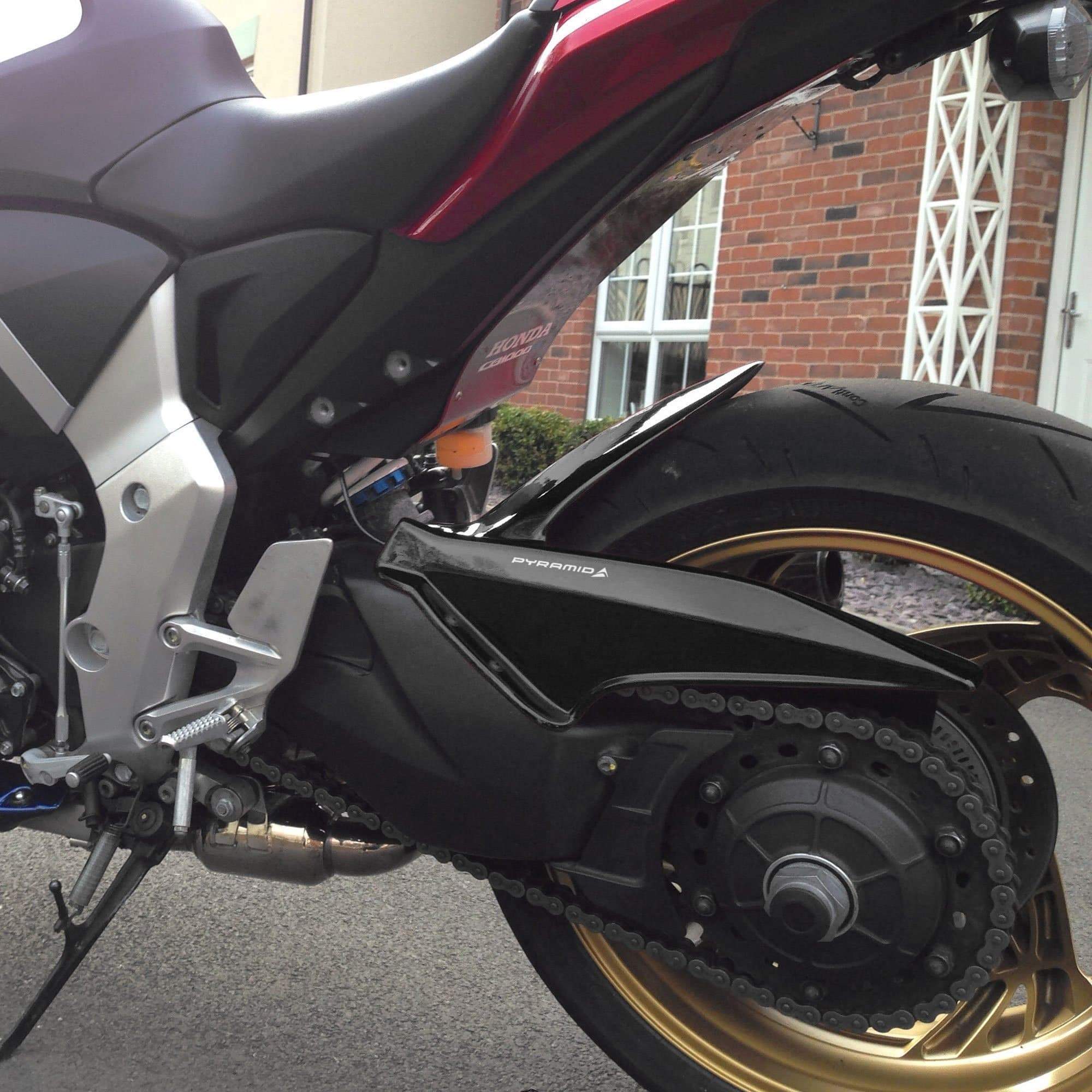 Pyramid Hugger | Satin Black | Honda CB 1000 R 2008>2017 - Shop name
