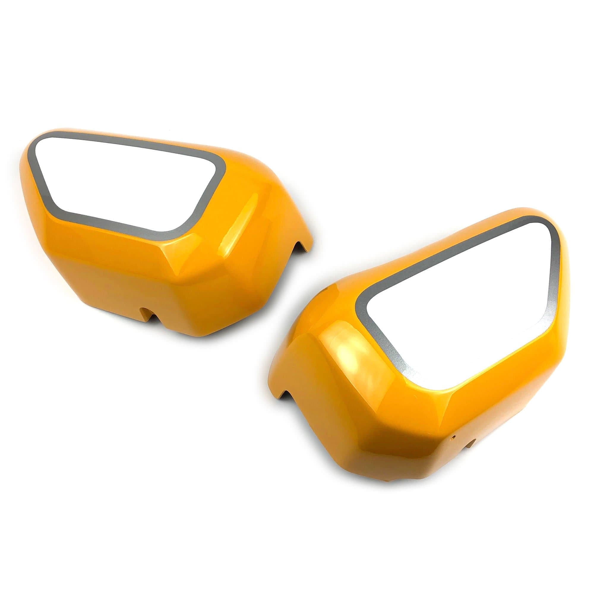Pyramid Infill Panels | Banana Yellow/Ross White | Honda Monkey 125 2018>Current - Shop name