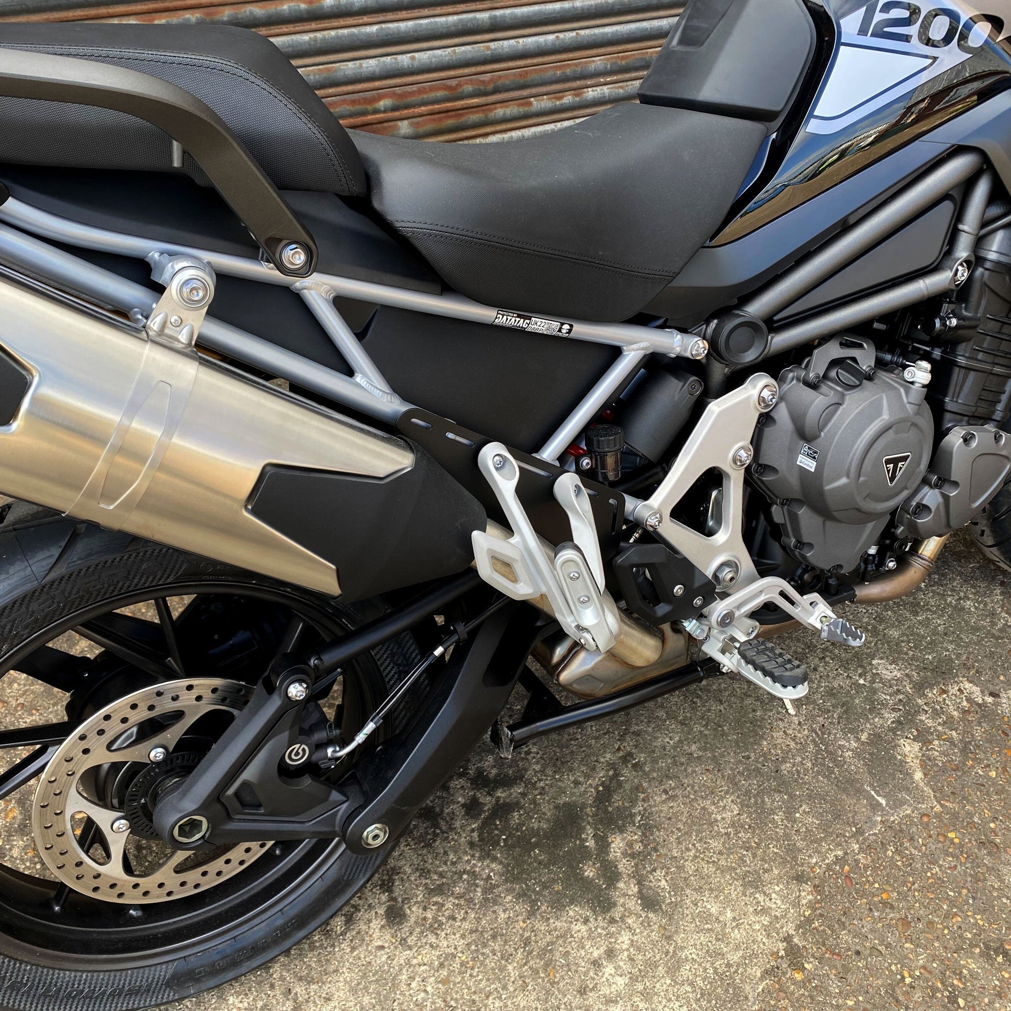 Pyramid Infill Panels | Matte Black | Triumph Tiger 1200 GT 2022>Current - Shop name
