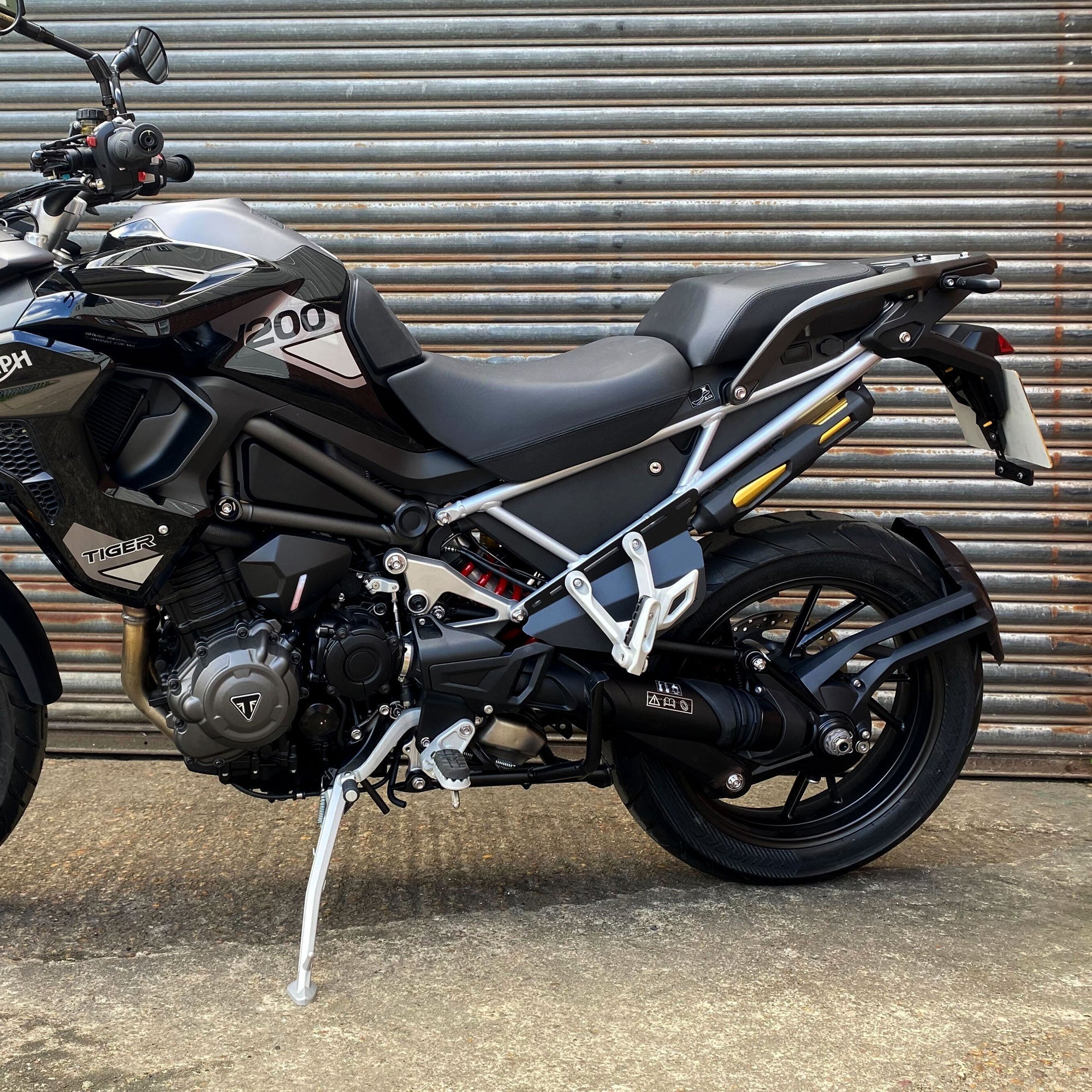 Pyramid Infill Panels | Matte Black | Triumph Tiger 1200 GT Pro 2022>Current - Shop name